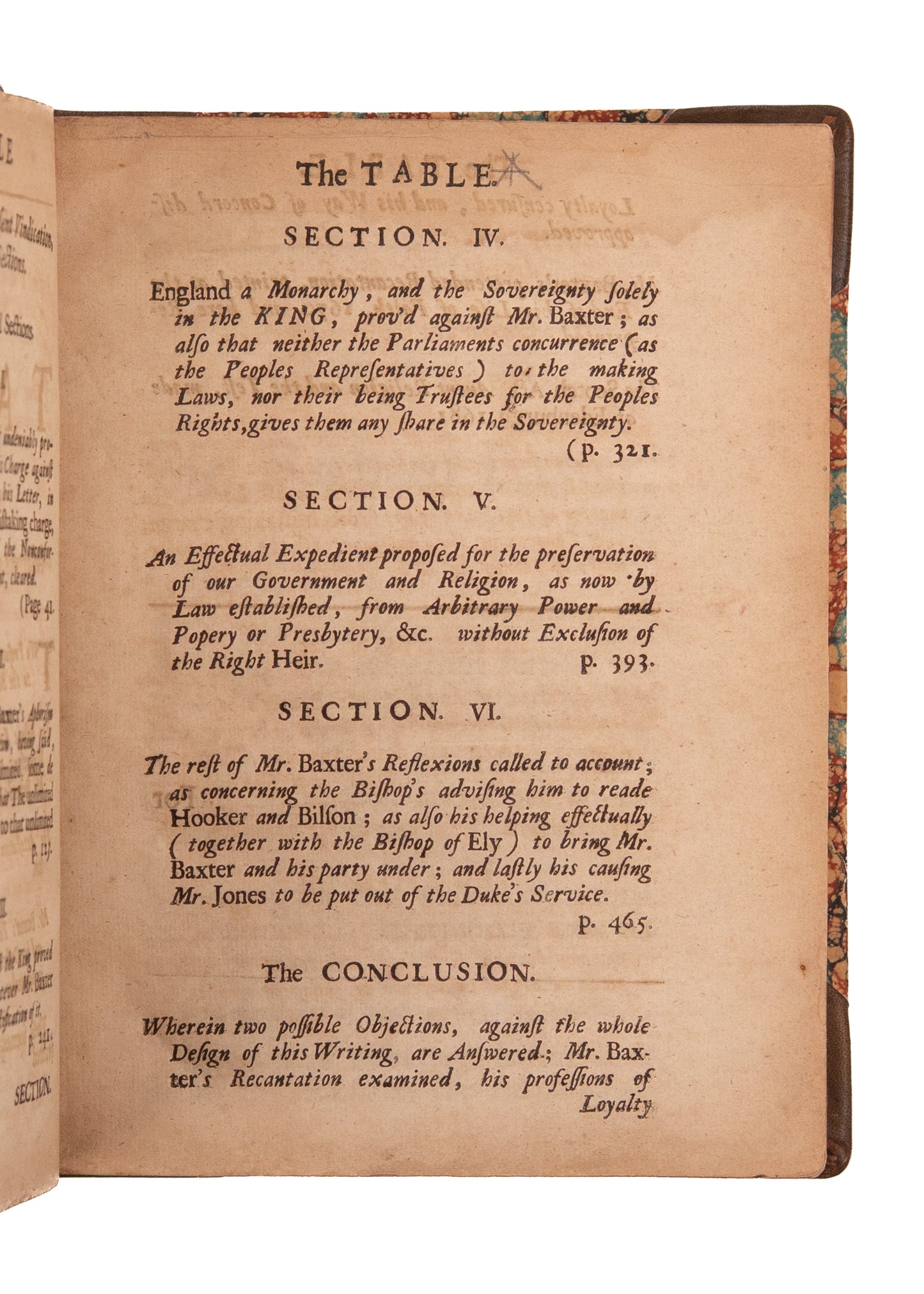 1683 RICHARD BAXTER. Rare Attack on Richard Baxter - Savoy Conference and Act of Uniformity.