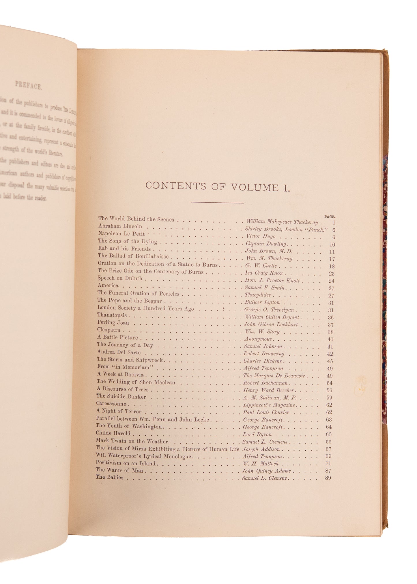 1882 LIBRARY OF CHOICE LITERATURE. William Blake, Mark Twain, George MacDonald, Thomas Jefferson, &c