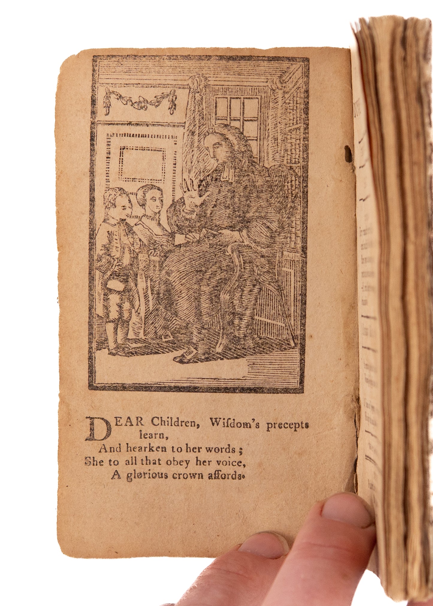 1791 ALEXANDER ANDERSON WOODCUTS. Youth's Divine Pastime. The Only Complete Example Extant.