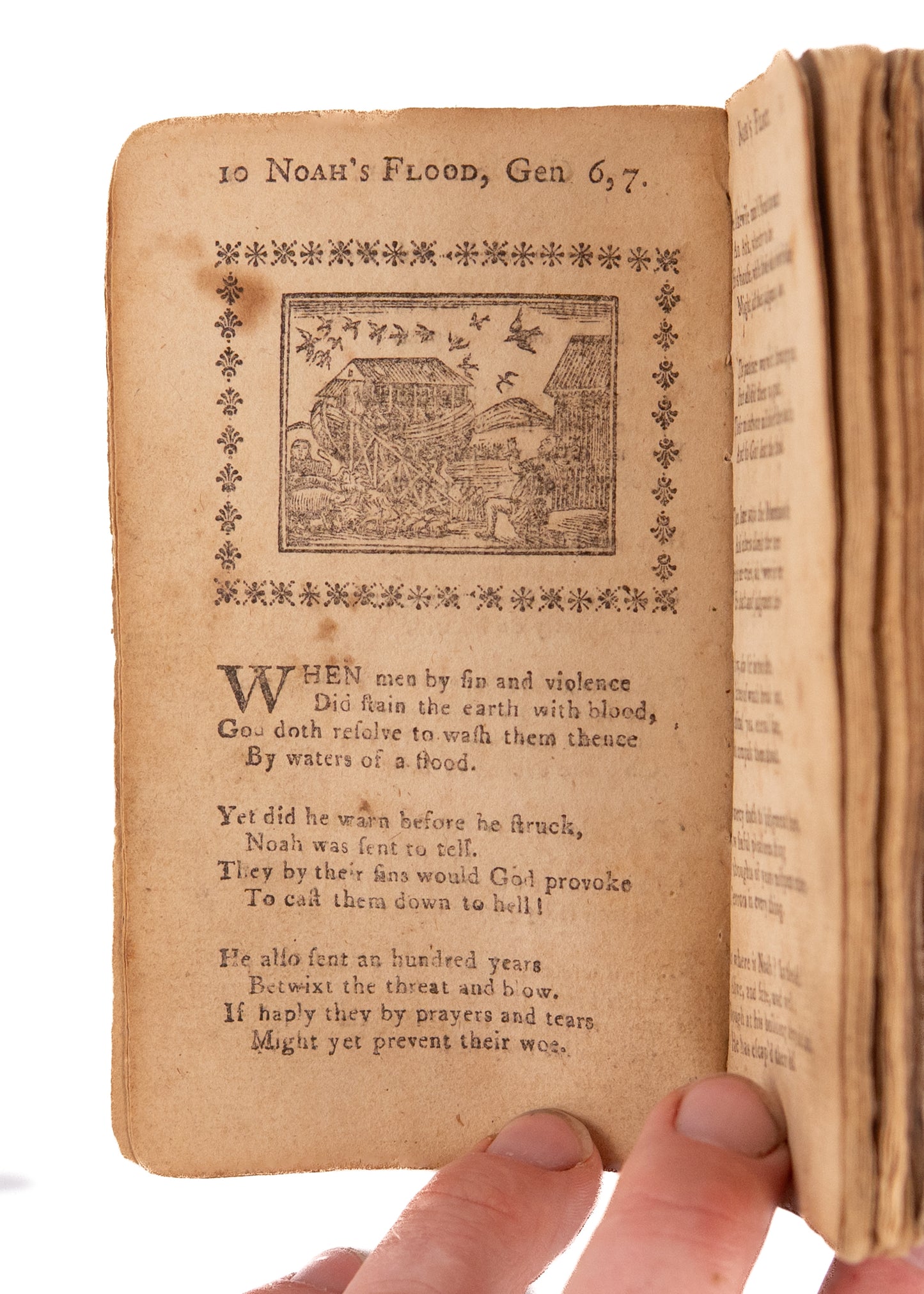 1791 ALEXANDER ANDERSON WOODCUTS. Youth's Divine Pastime. The Only Complete Example Extant.
