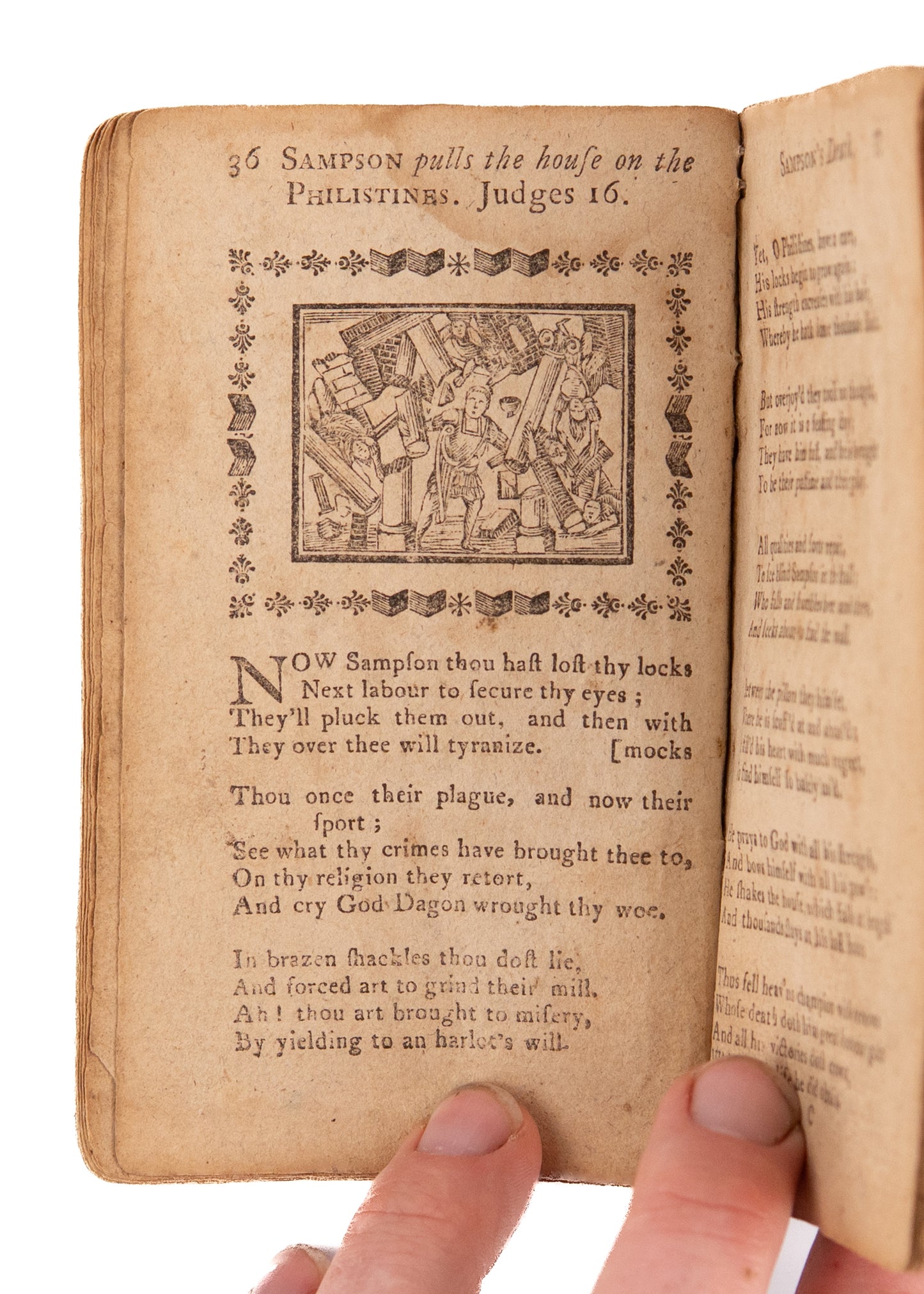 1791 ALEXANDER ANDERSON WOODCUTS. Youth's Divine Pastime. The Only Complete Example Extant.