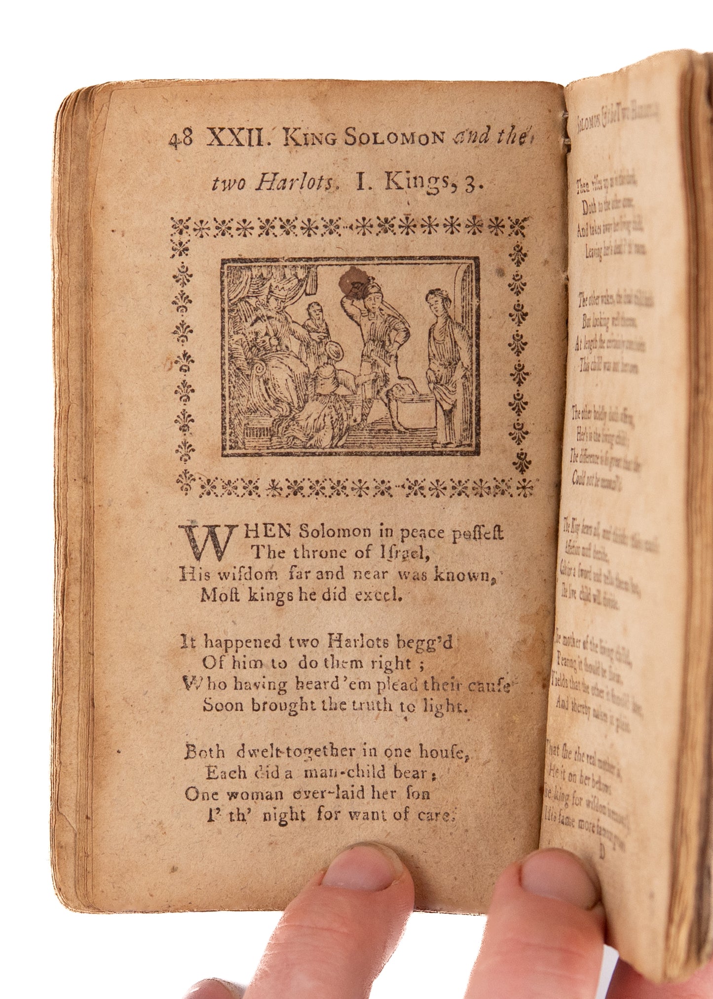 1791 ALEXANDER ANDERSON WOODCUTS. Youth's Divine Pastime. The Only Complete Example Extant.