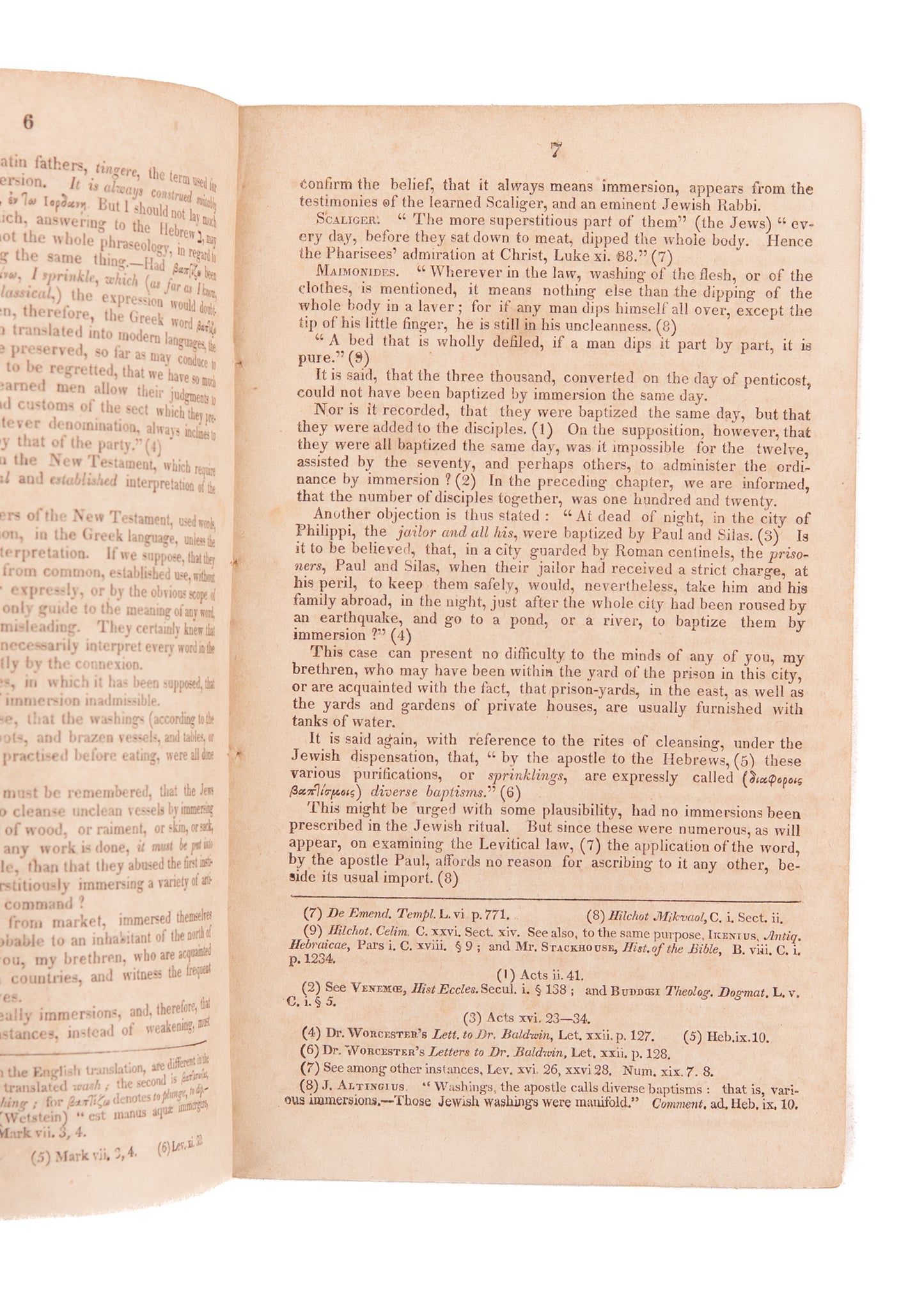 1812 ADONIRAM JUDSON Sermon Preached on His Becoming a Baptist in Calcutta. Scarce.