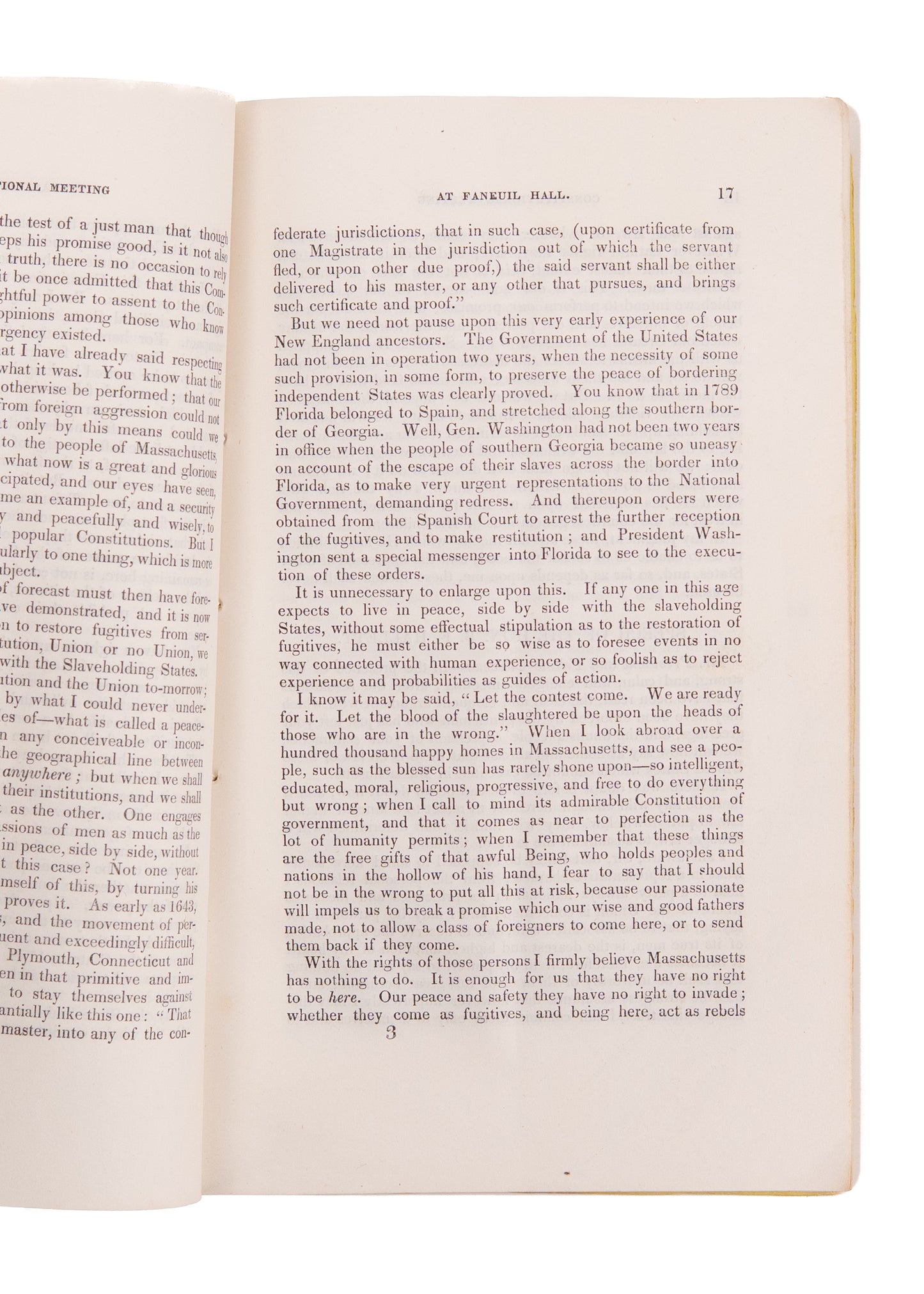 1850 FUGITIVE SLAVE ACT. Frederick Douglass Elicits a Defense of the Fugitive Slave Act by Boston Conservatives.