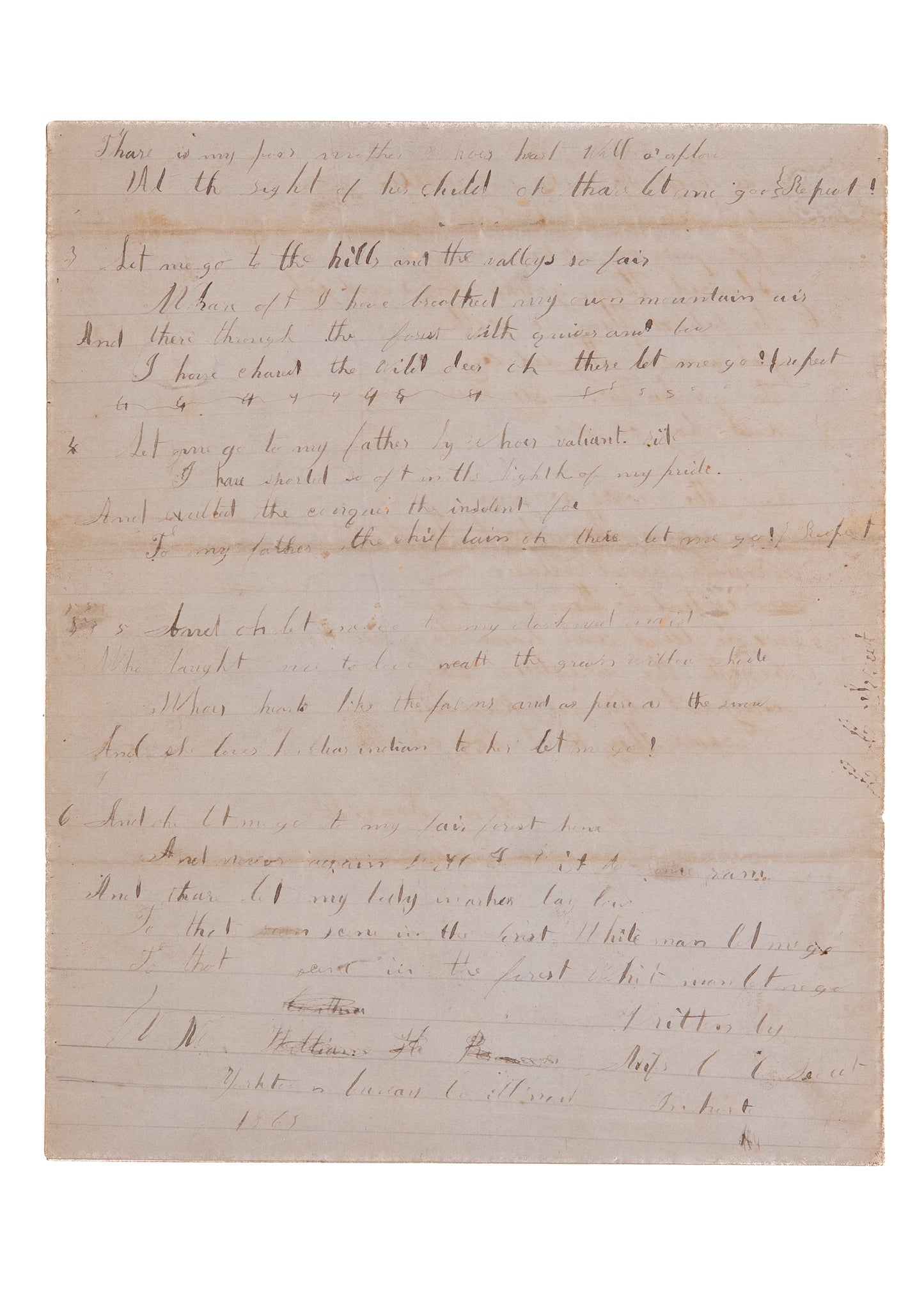 1855 UNPUBLISHED MSS. Root Hog or Die - The American Revolution and Westward Expansion.