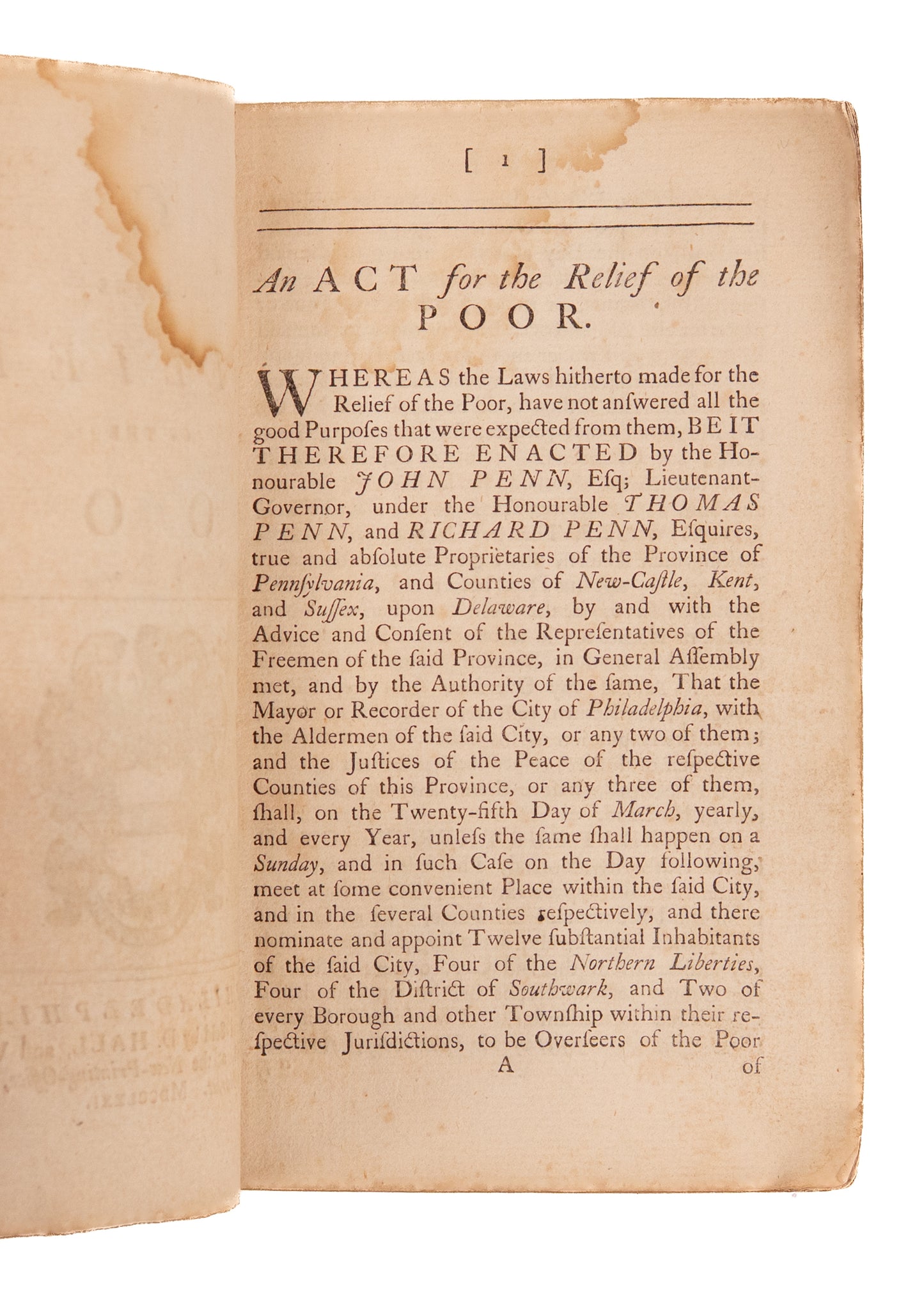 1771 POOR RELIEF. How Early Americans Responded to Poverty Caused British Taxation and War.