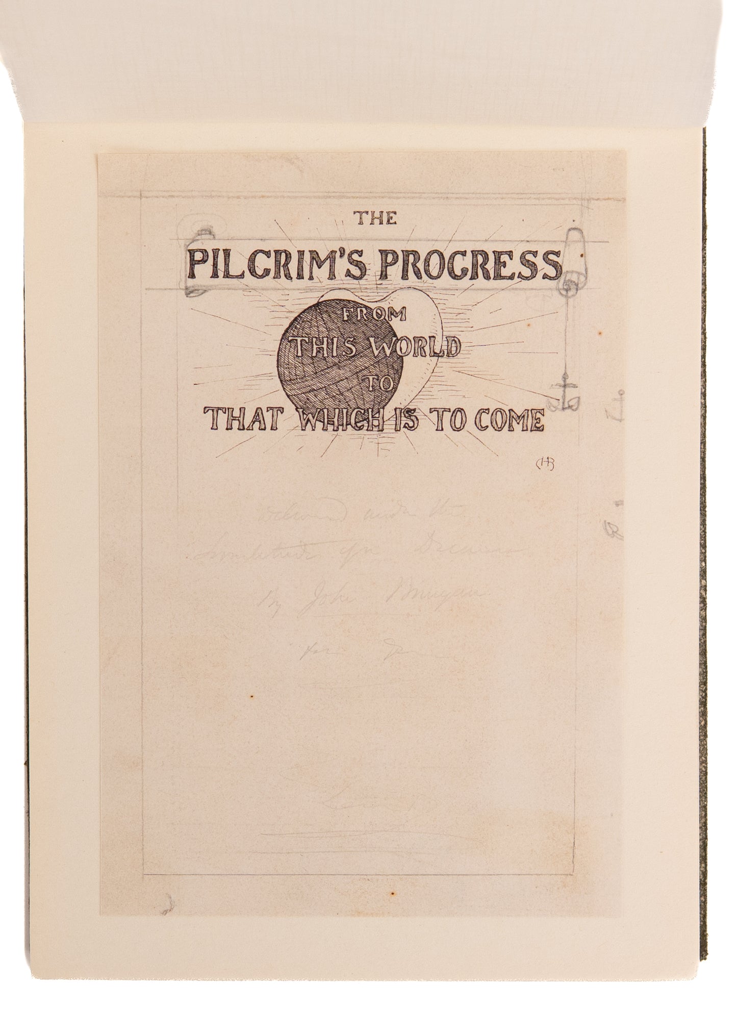1860 JOHN BUNYAN. 44 Pencil Designs Iconic Edition of Pilgrim's Progress by Charles Bennett.