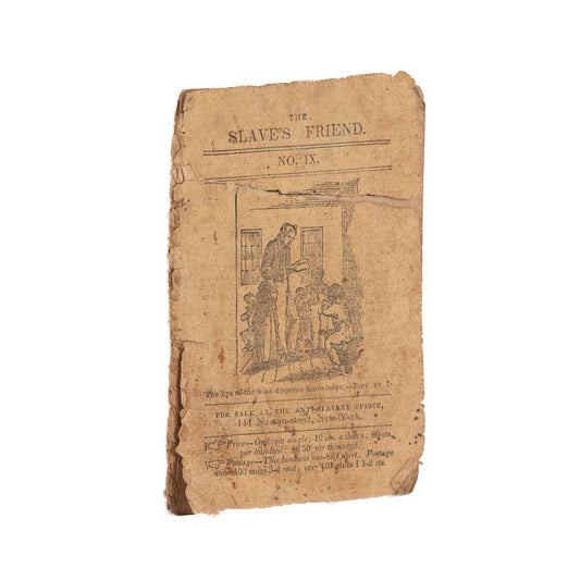 1833 ANTI-SLAVERY FOR CHILDREN. The Slave's Friend. No. 9. Two Friends Sold Into Slavery.