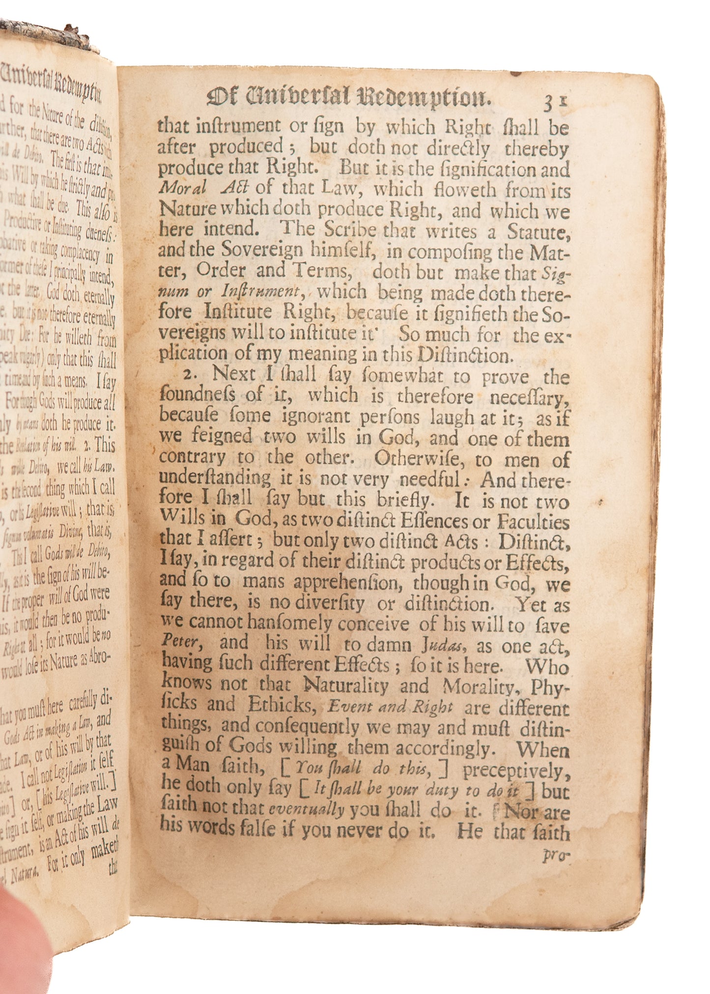 1694 RICHARD BAXTER. Rare Post-Death Work on Universal Redemption. Very Scarce Against Limited Atonment.