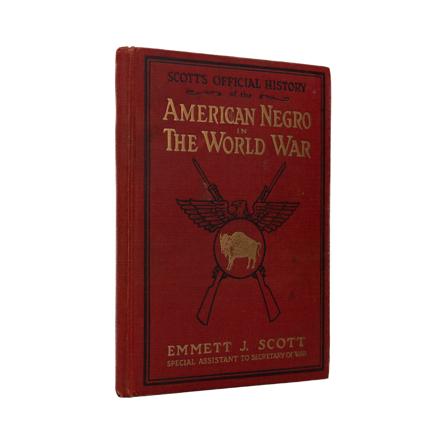 1919 NEGRO TROOPS WWI. Very Fine Salesman's Sample for Scott's Official History of Negro Soldiers
