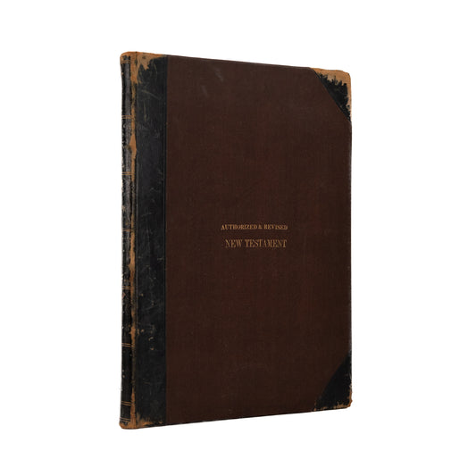 1881 KJV & RSV. Rare Seaside Library First Edition of King James and Revised Standard Parallel.