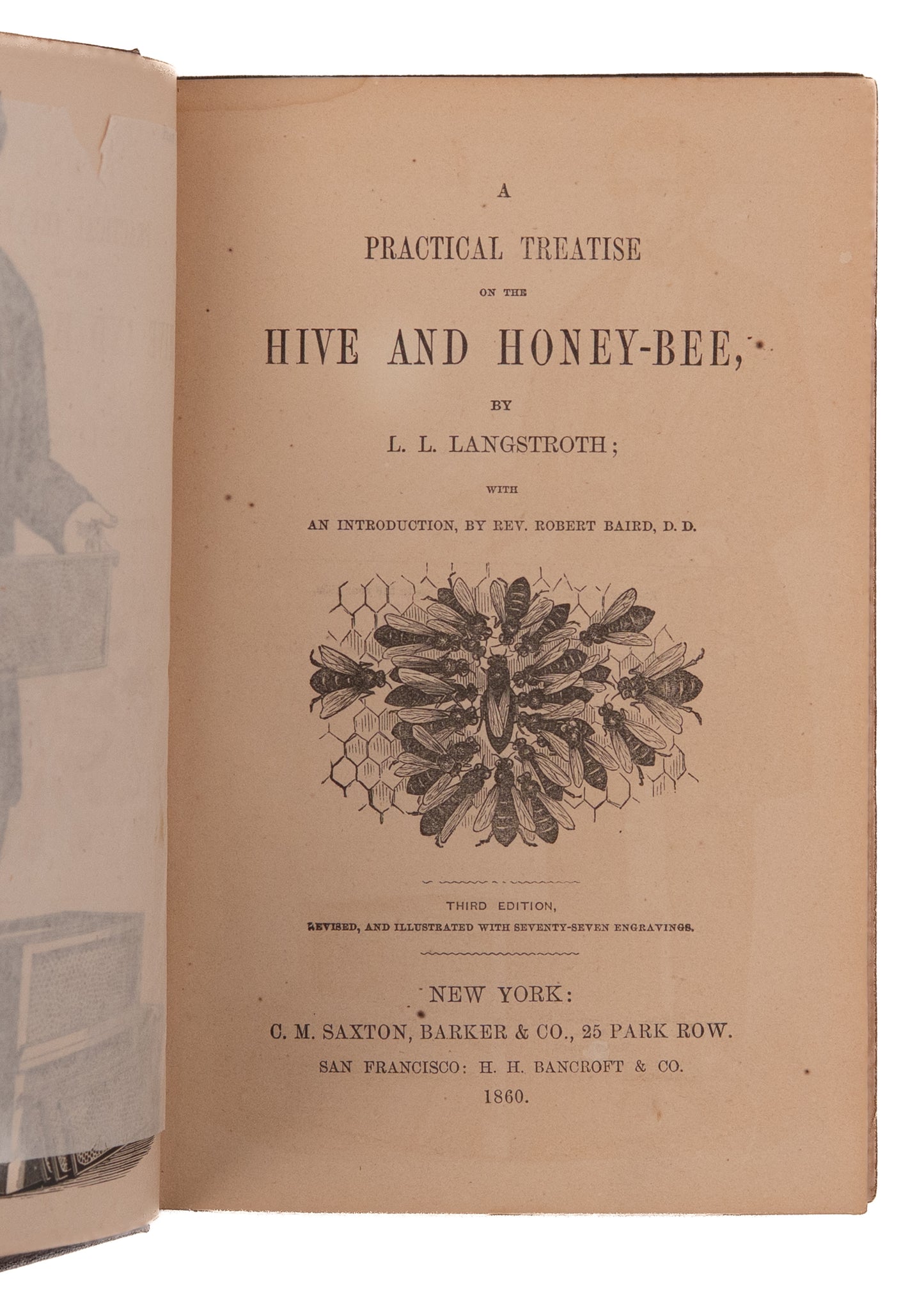 1860 BEE-KEEPING. Final Revisions of theMost Significant Bee Keeping Book of the 19th Century.