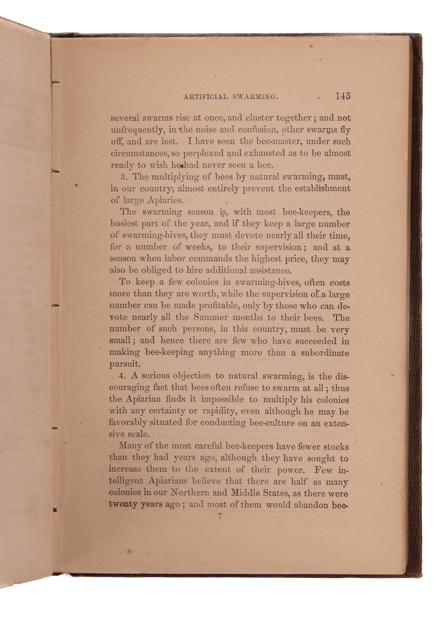 1860 BEE-KEEPING. Final Revisions of theMost Significant Bee Keeping Book of the 19th Century.