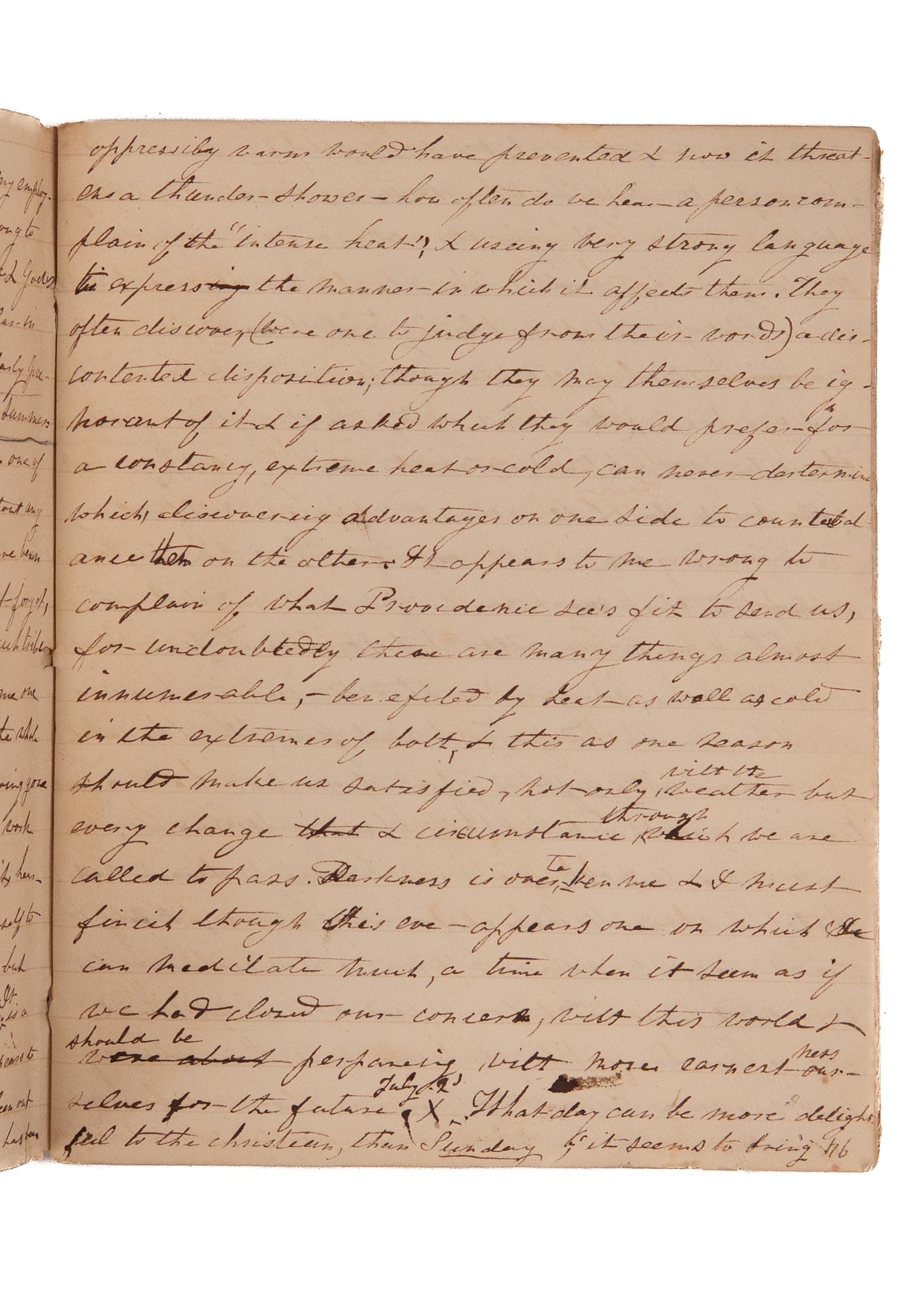 1837 PORTSMOUTH NH DIARY. Religious Revival, Syphilis, Evil of Drink, Cigars, and Novels, &c.
