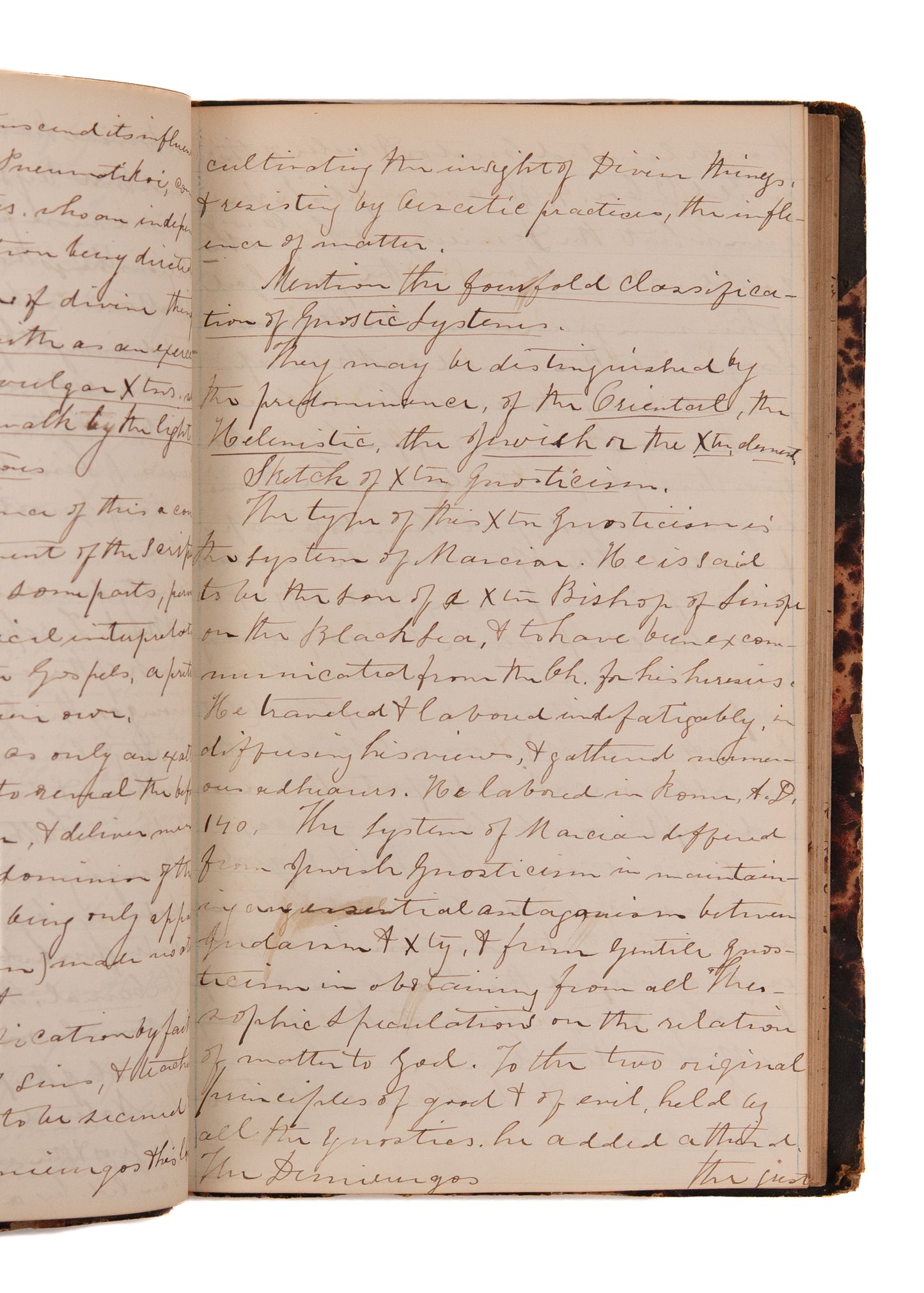 1850 PRESBYTERIAN. 325pp MSs on Church History by Harriet Tubman Friend & Auburn Historian S. M. Hopkins.