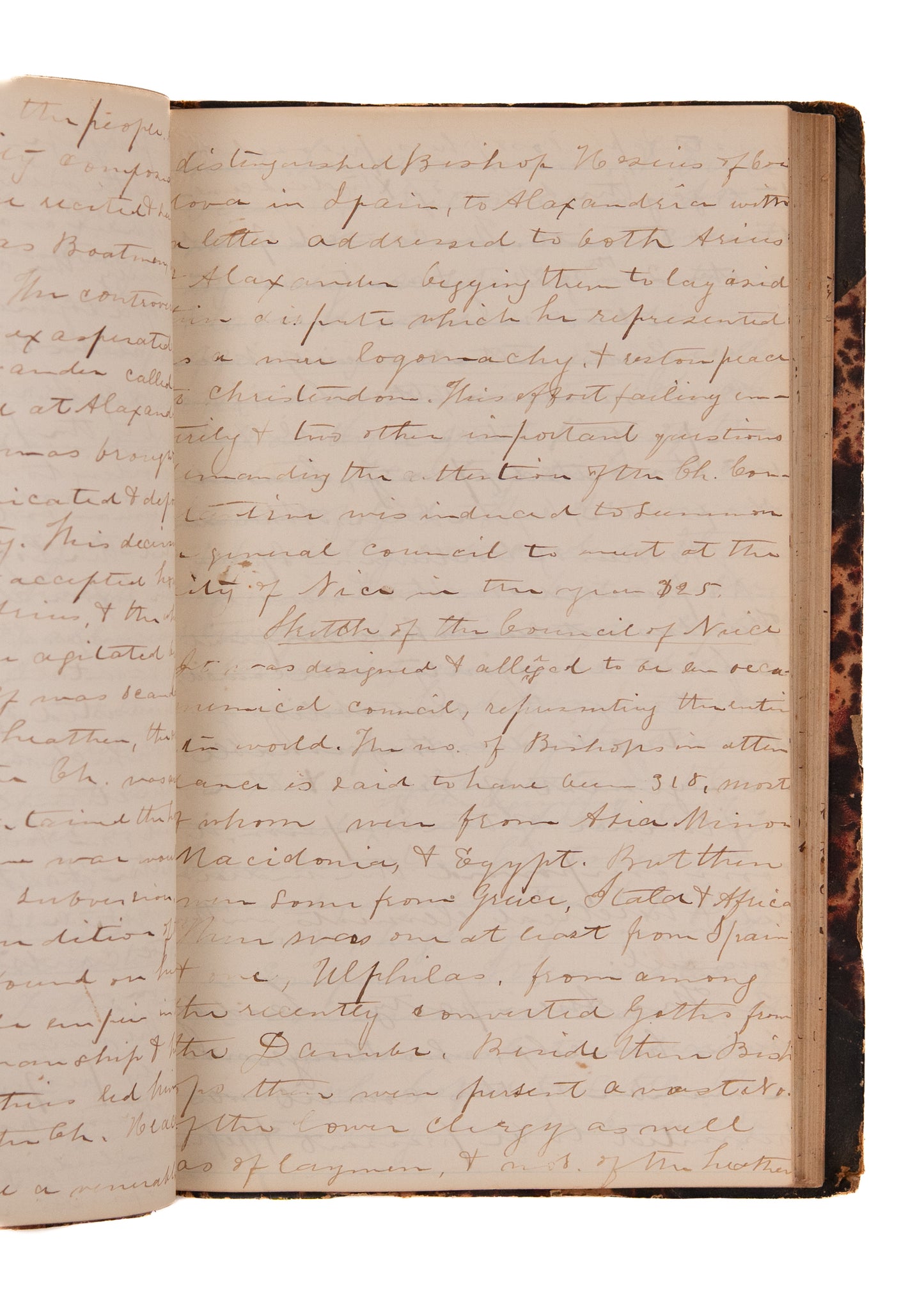 1850 PRESBYTERIAN. 325pp MSs on Church History by Harriet Tubman Friend & Auburn Historian S. M. Hopkins.