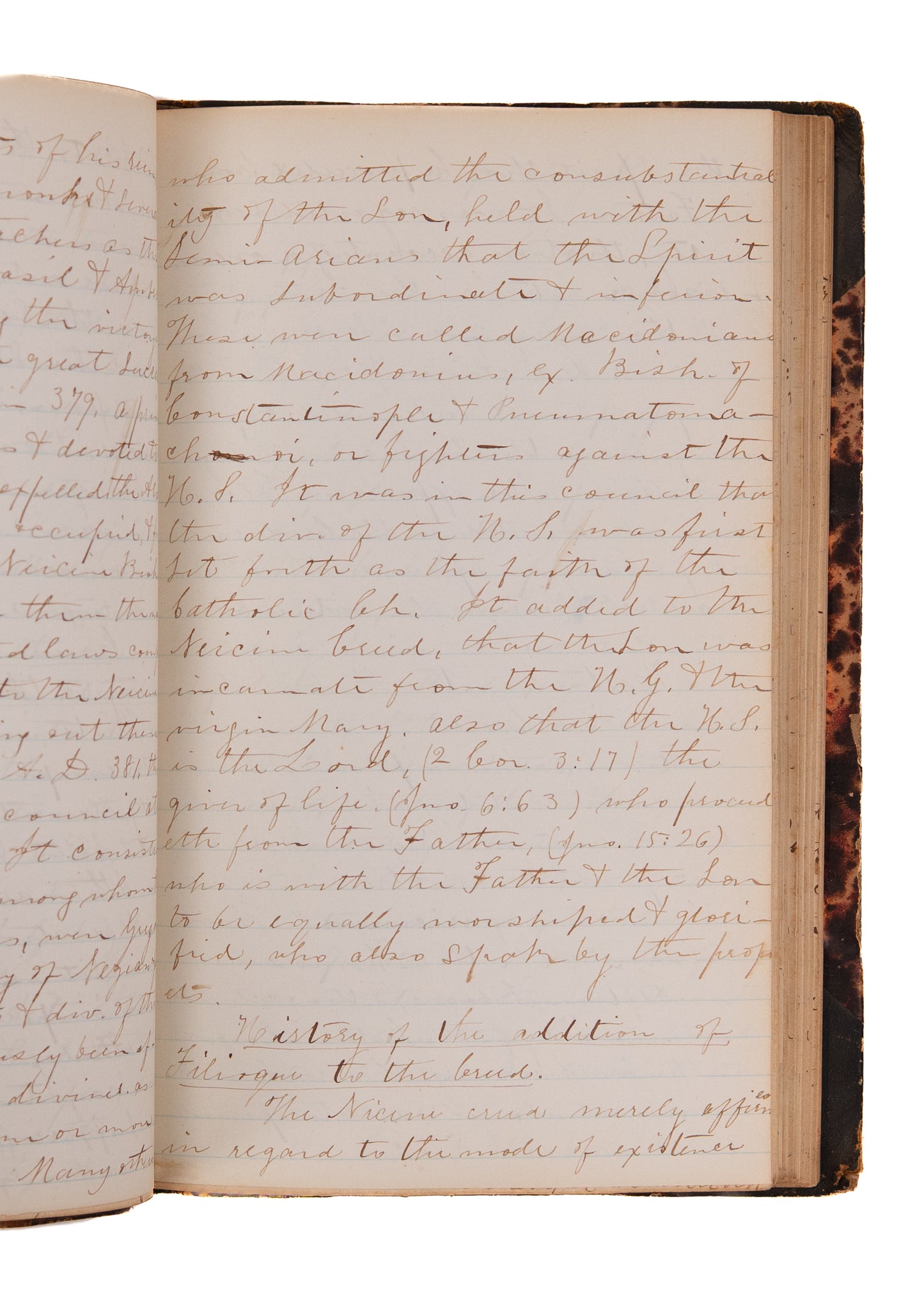 1850 PRESBYTERIAN. 325pp MSs on Church History by Harriet Tubman Friend & Auburn Historian S. M. Hopkins.