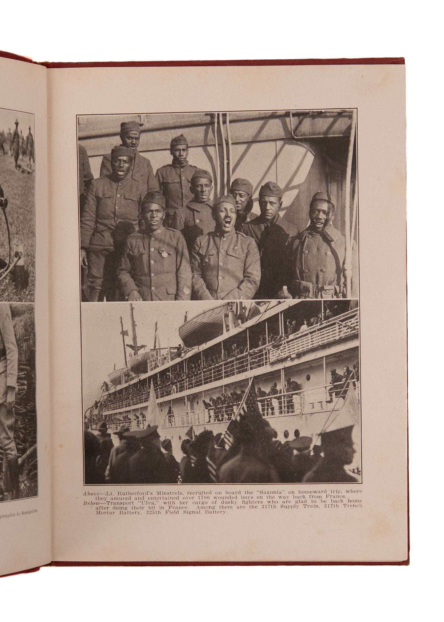 1919 NEGRO TROOPS WWI. Very Fine Salesman's Sample for Scott's Official History of Negro Soldiers