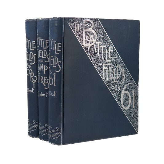 1889-1891 CIVIL WAR. Fine Three Volume W. J. Abbot's History of the Battles of the Civil War.