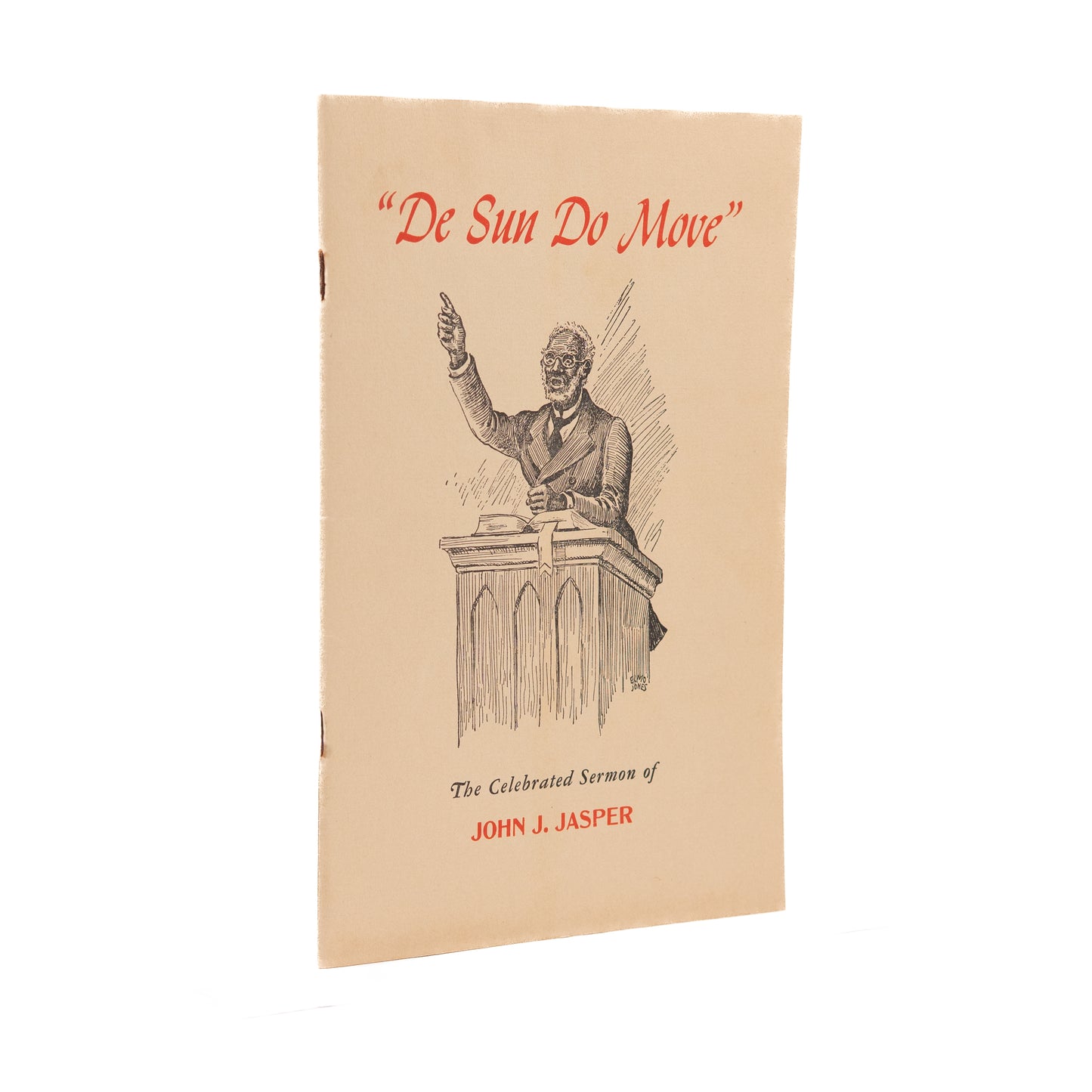 1930 JOHN J. JASPER. De Sun Do Move. Famous Sermon by Most Influential Black Preacher in America.