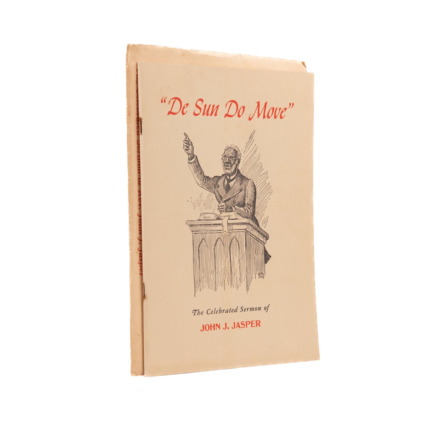 1930 JOHN J. JASPER. De Sun Do Move. Famous Sermon by Most Influential Black Preacher in America.