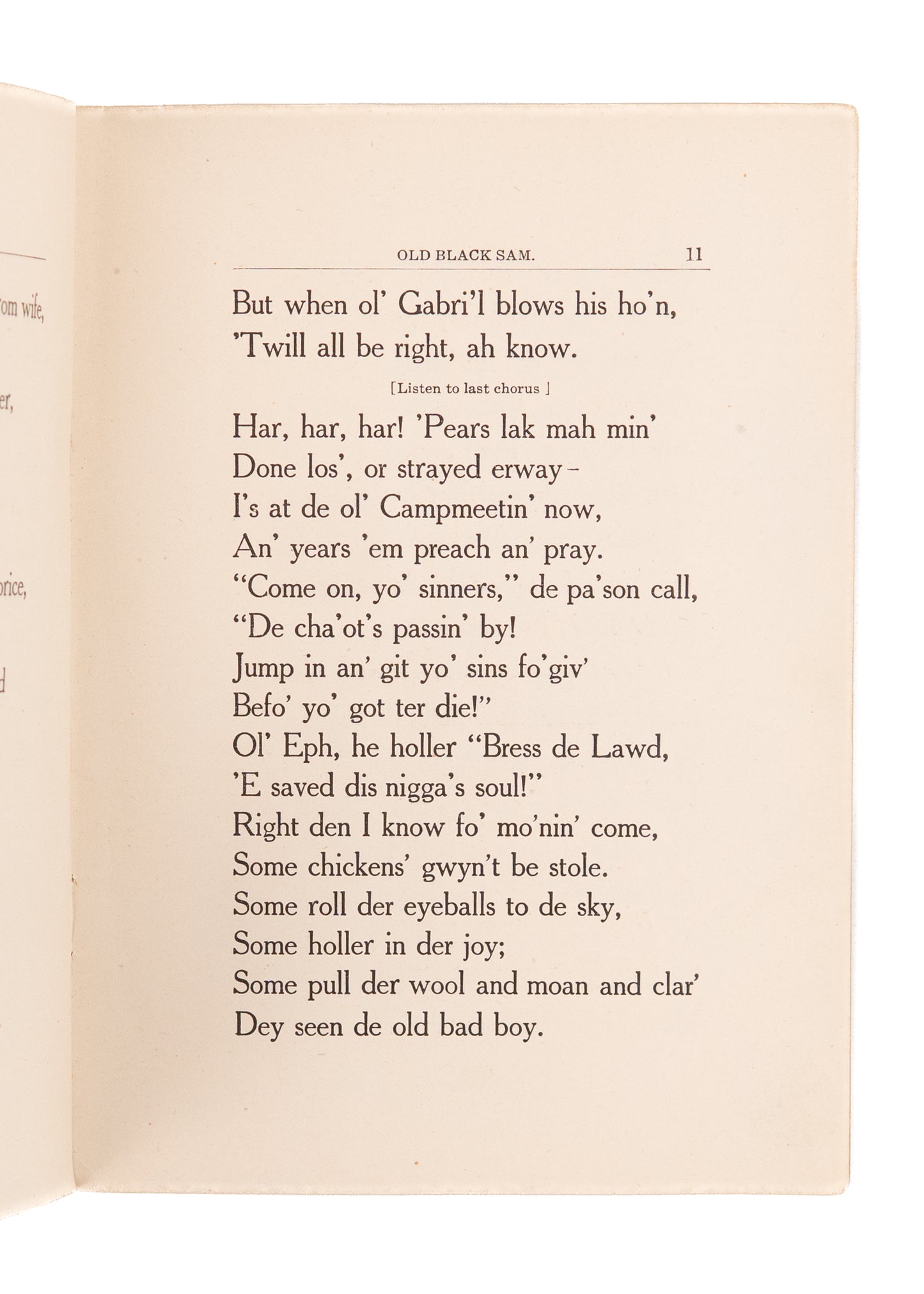 1912 A CHRISTIAN SLAVERY MUSICAL. An Ill-Conceived "Musical" by Homer Rodeheaver & Charles Gabriel. Rare.