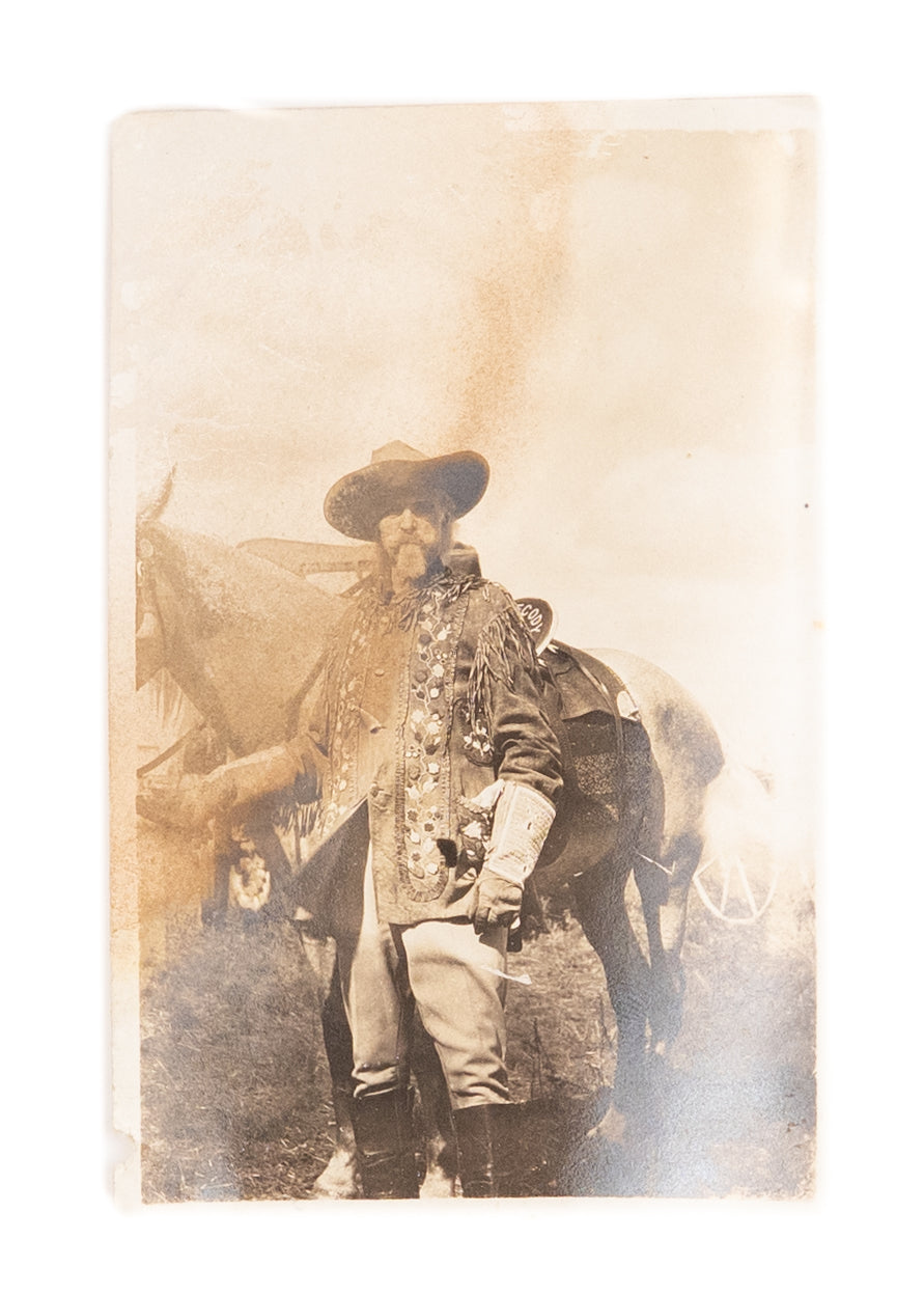 1900 BUFFALO BILL. Unpublished Candid Photo of William F. Cody, aka "Buffalo Bill."