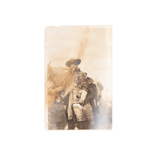 1900 BUFFALO BILL. Unpublished Candid Photo of William F. Cody, aka "Buffalo Bill."