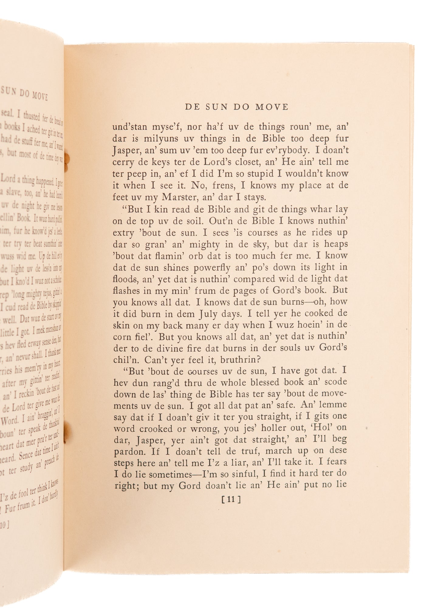 1930 JOHN J. JASPER. De Sun Do Move. Famous Sermon by Most Influential Black Preacher in America.