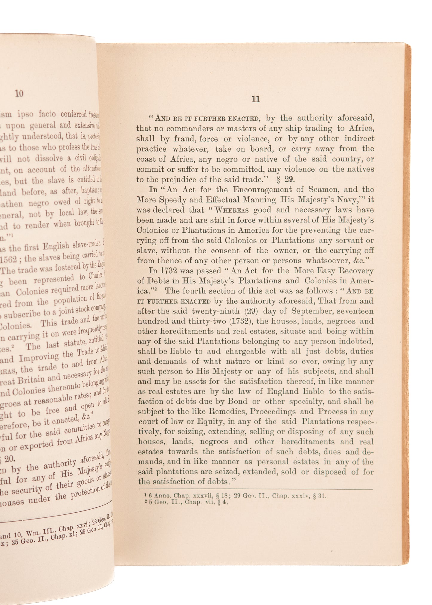 1905 VIRGINIA SLAVERY. Academic Work on Status of the "Negro" Population in Colonial Virginia.