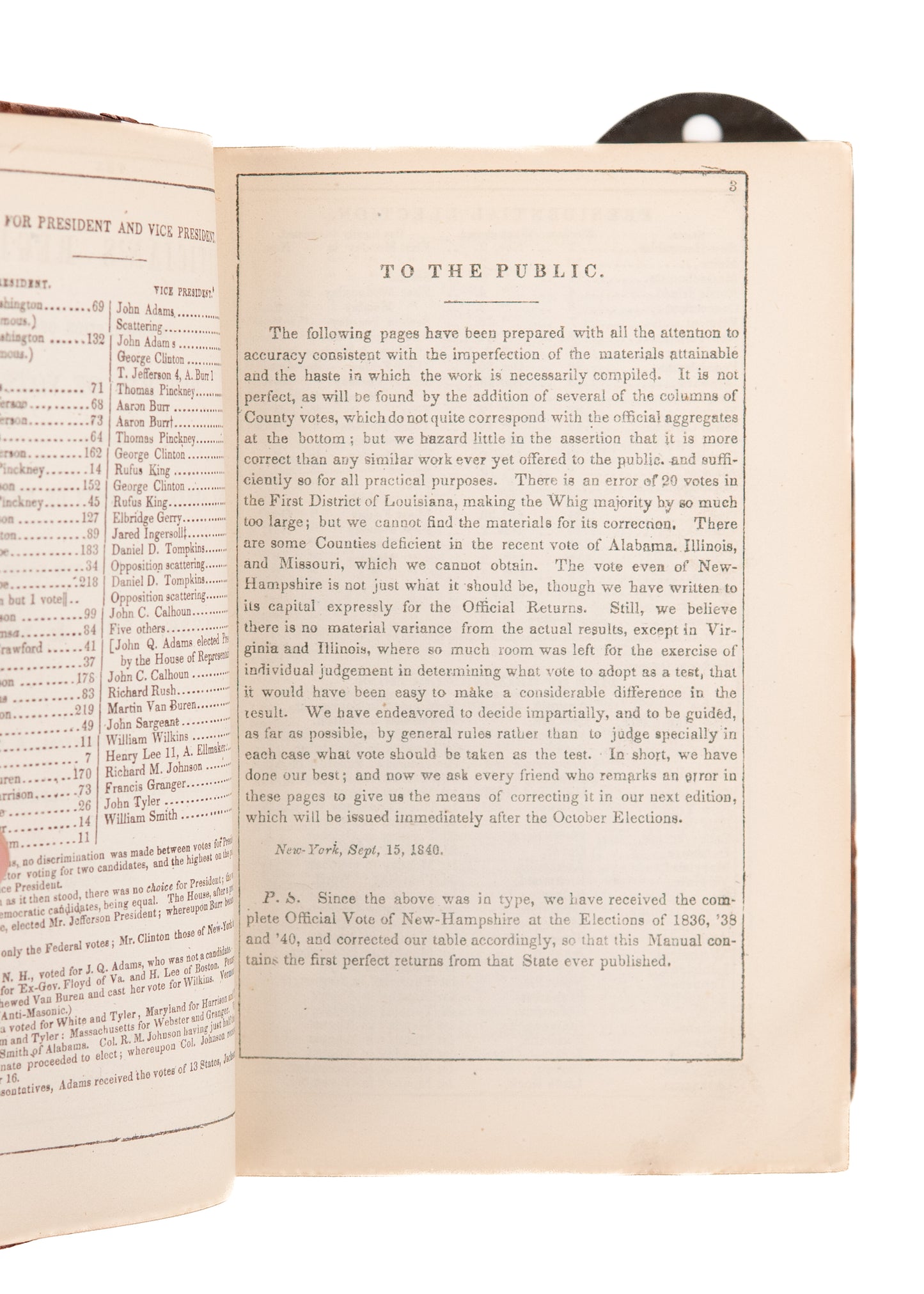 1838-1868 HORACE GREELEY. 31 Years of Anti-Slavery Almanac - Abolitionist's Personal Copy!