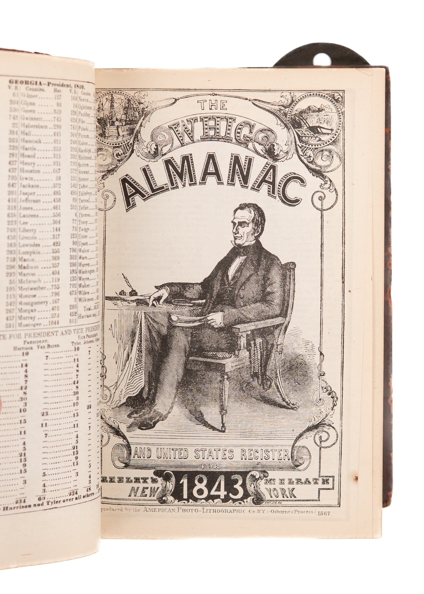 1838-1868 HORACE GREELEY. 31 Years of Anti-Slavery Almanac - Abolitionist's Personal Copy!