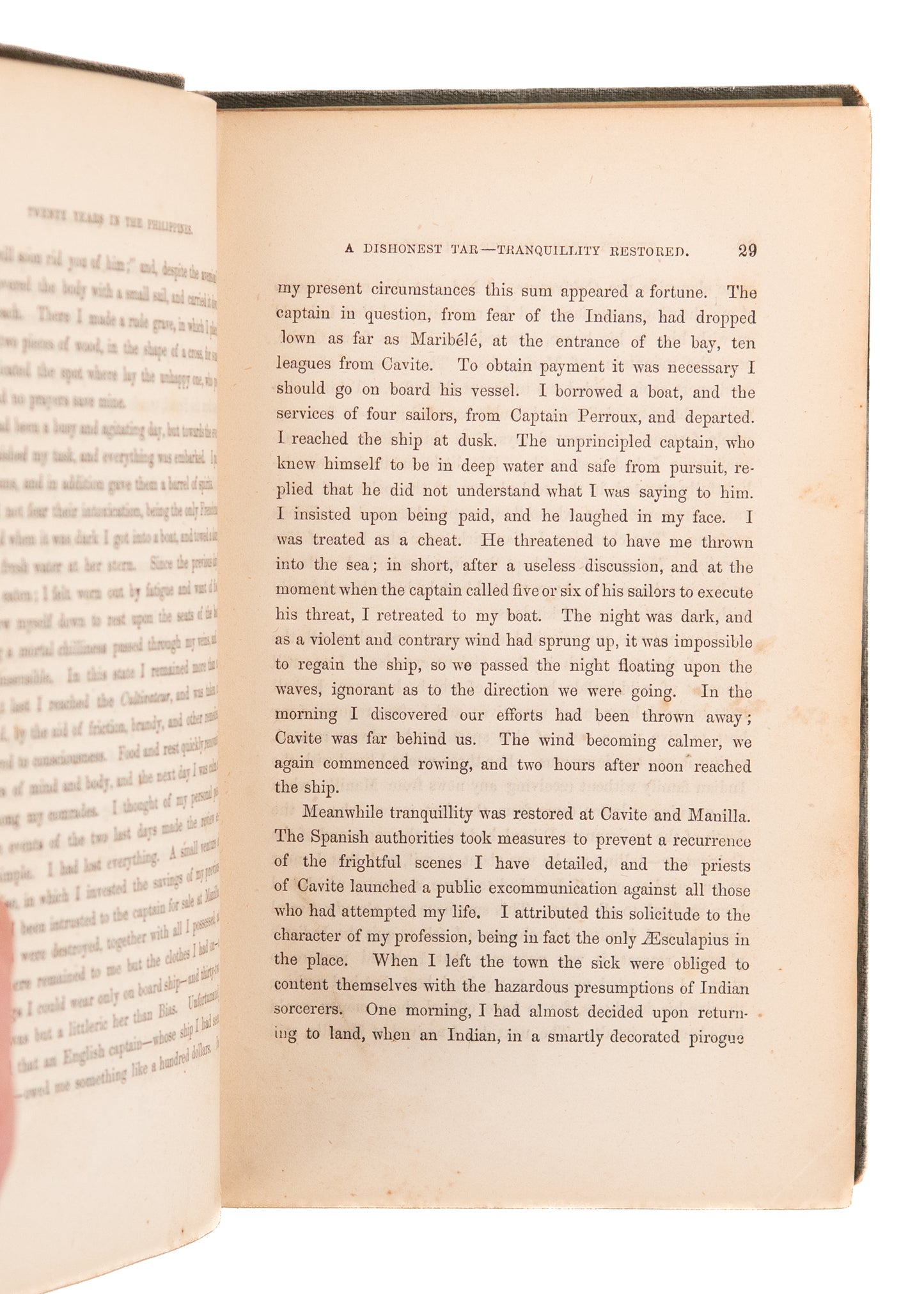 1854 PHILIPPINES. Twenty Years of Medicine, Culture, and Geography of Philippines.