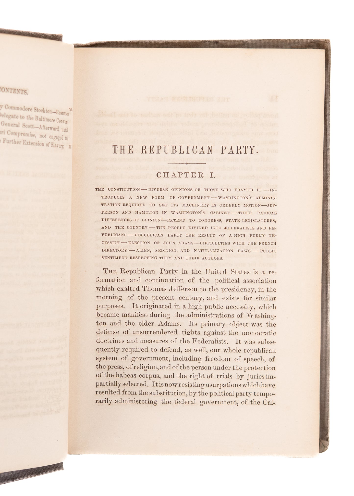 1856 REPUBLICANS & SLAVERY. First Edition of First Campaign Biography for First Republican Presidential Ticket