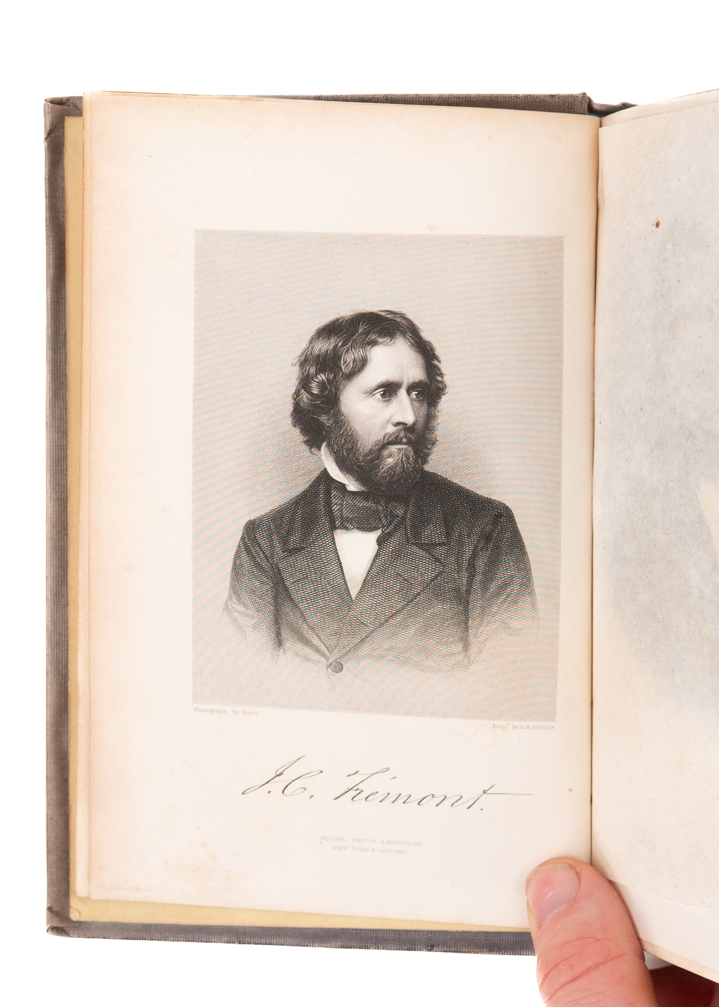 1856 REPUBLICANS & SLAVERY. First Edition of First Campaign Biography for First Republican Presidential Ticket