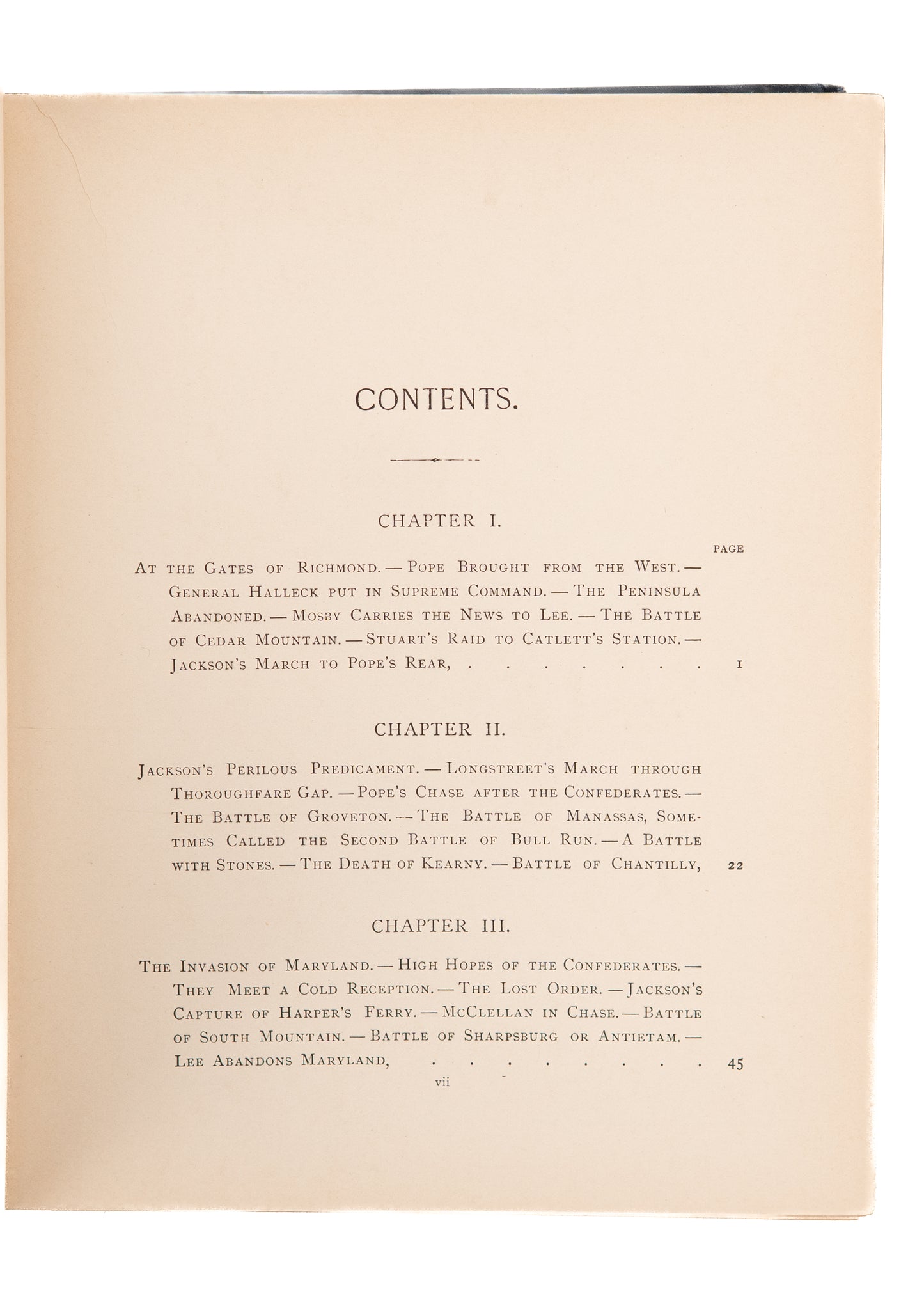 1889-1891 CIVIL WAR. Fine Three Volume W. J. Abbot's History of the Battles of the Civil War.