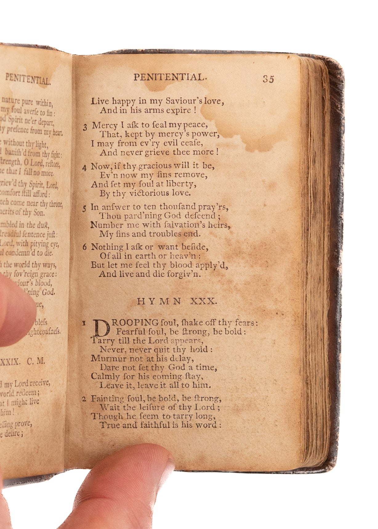 1805 FRANCIS ASBURY et al. The Methodist Pocket Hymn-Book. Rare Second Great Awakening Survivor.