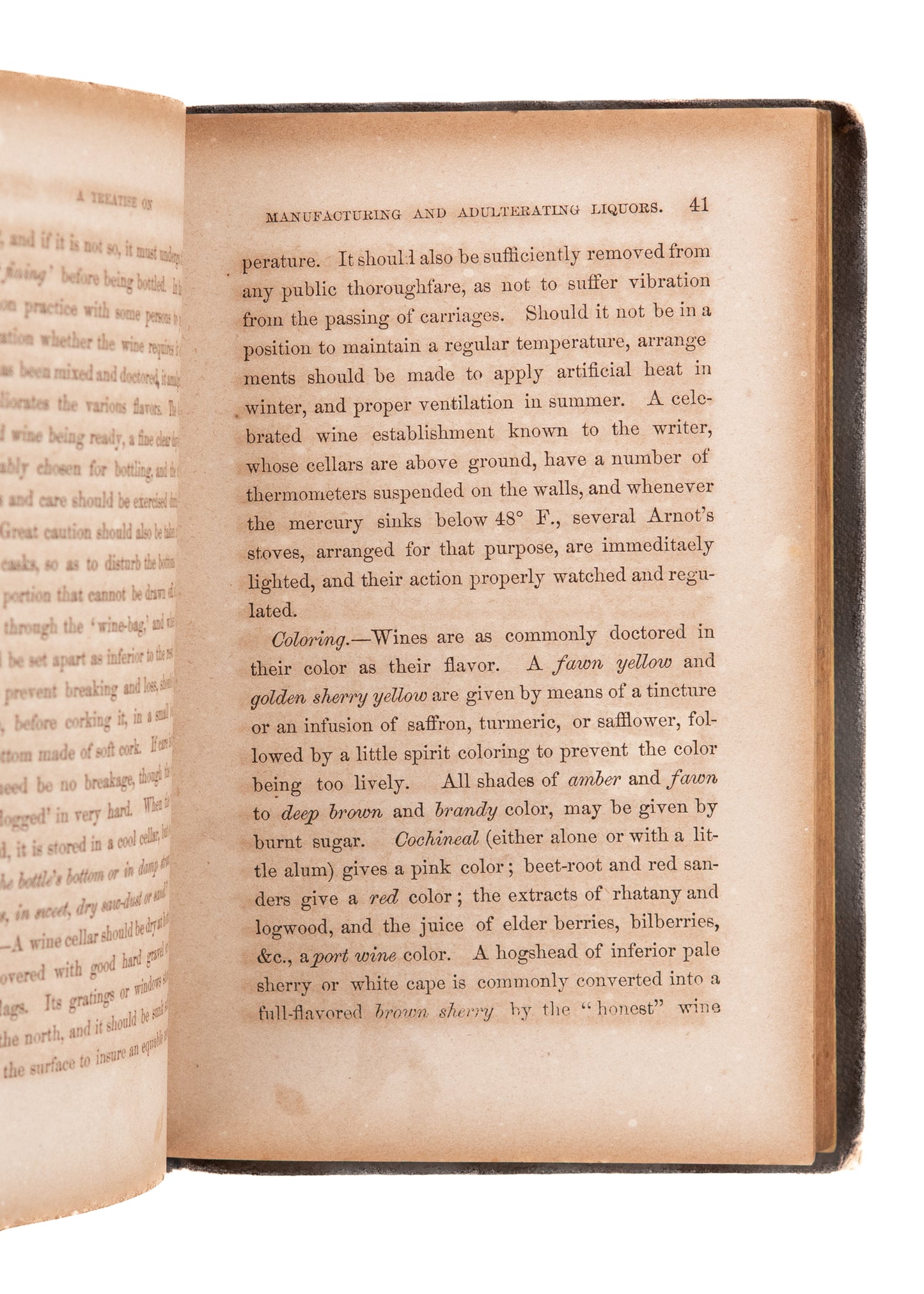 1857 BREWING & MOONSHINE. Early American Work on Home and Small Manufacturing of Libations