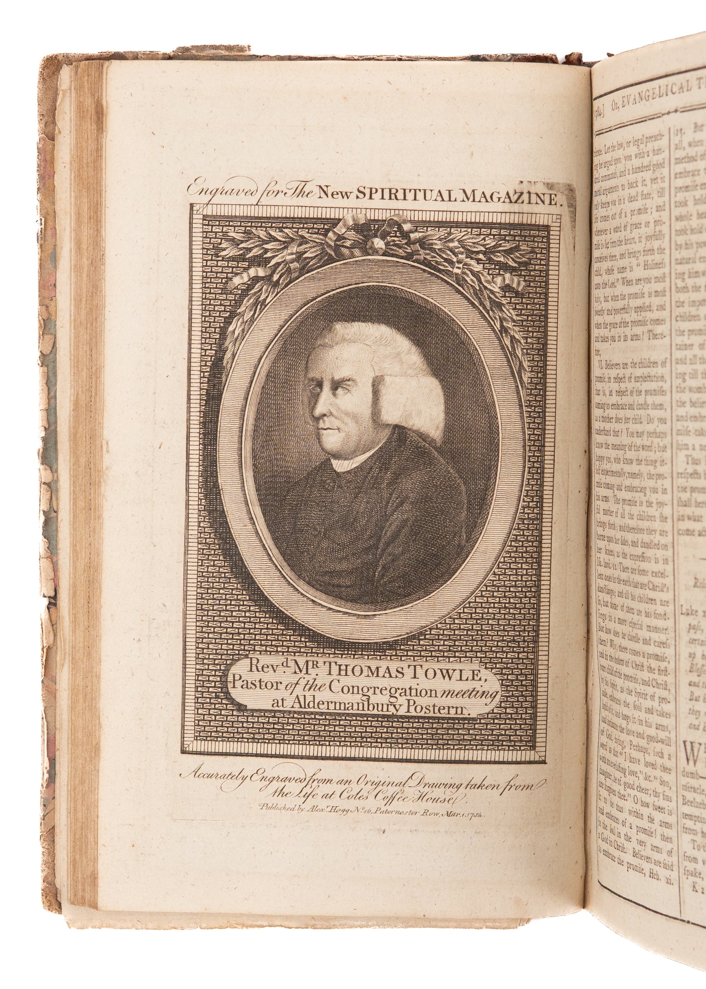 1784 THE SPIRITUAL MAGAZINE. Entire Year of the Main Calvinistic Great Awakening Periodical.