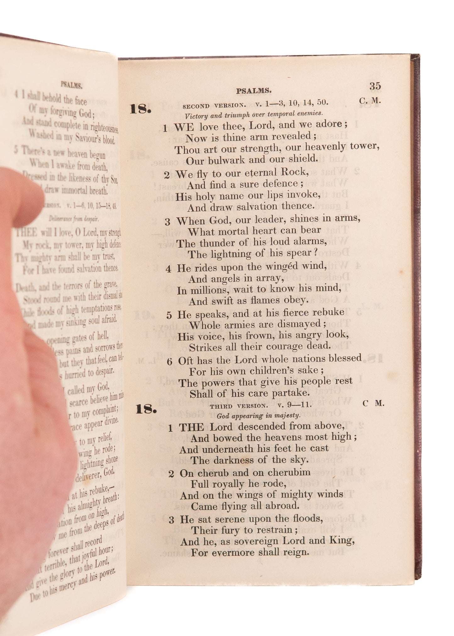 1855 NEW HAVEN REVIVALIST HYMNAL. Fine Leather Example of the Connecticut Association Hymnal.