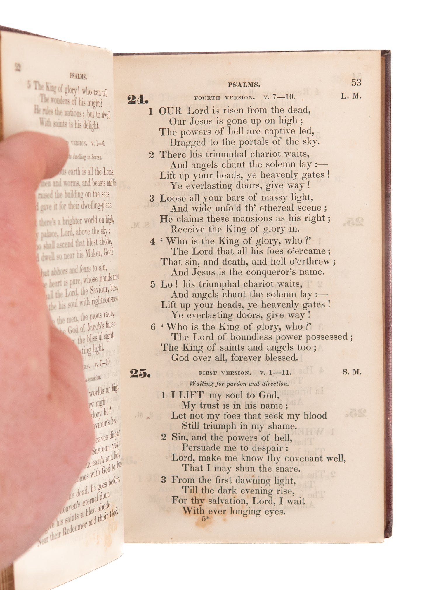 1855 NEW HAVEN REVIVALIST HYMNAL. Fine Leather Example of the Connecticut Association Hymnal.