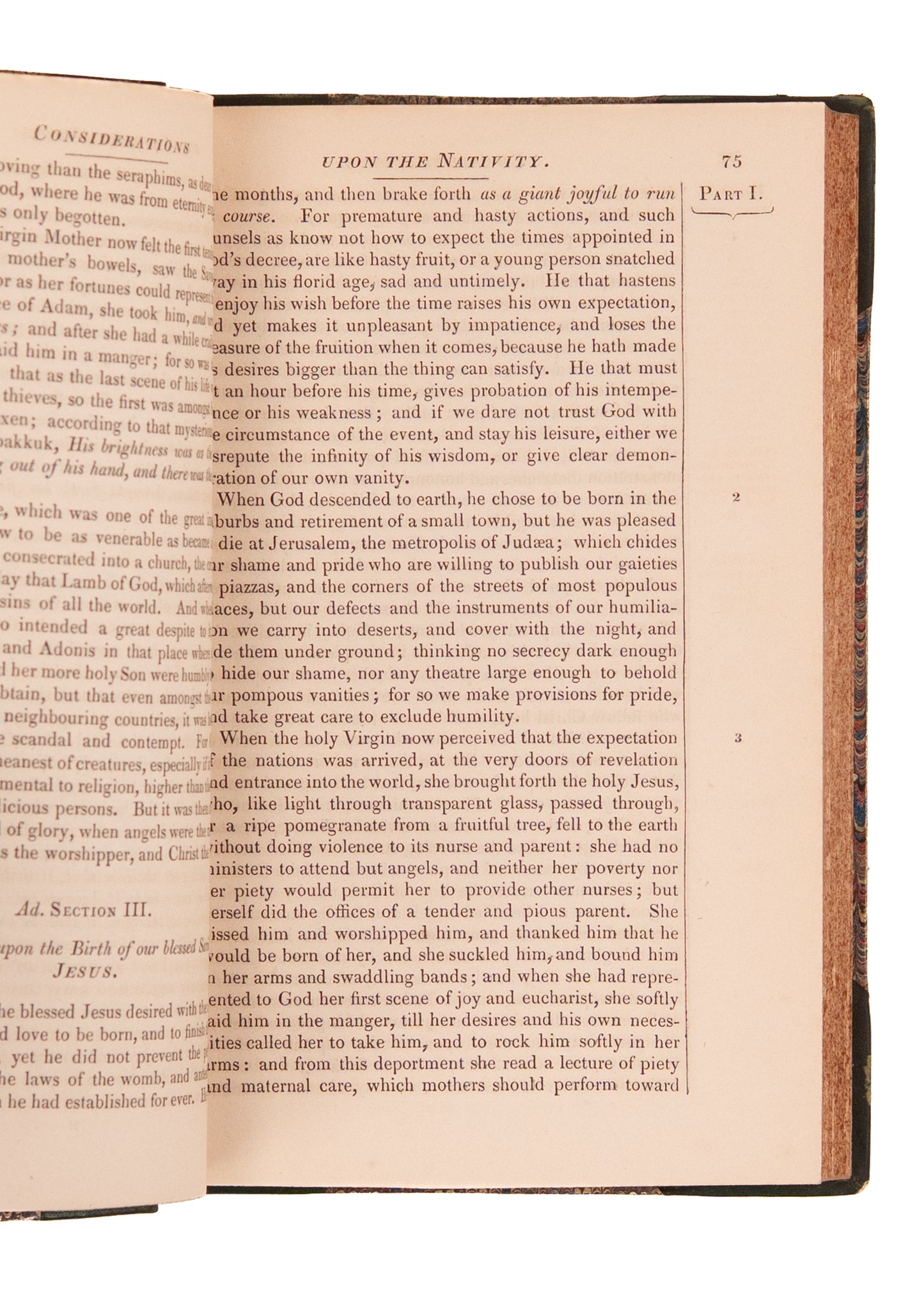 1849 JEREMY TAYLOR. The Great Example. The Life and Death of Jesus Christ. Charming Leather Set.