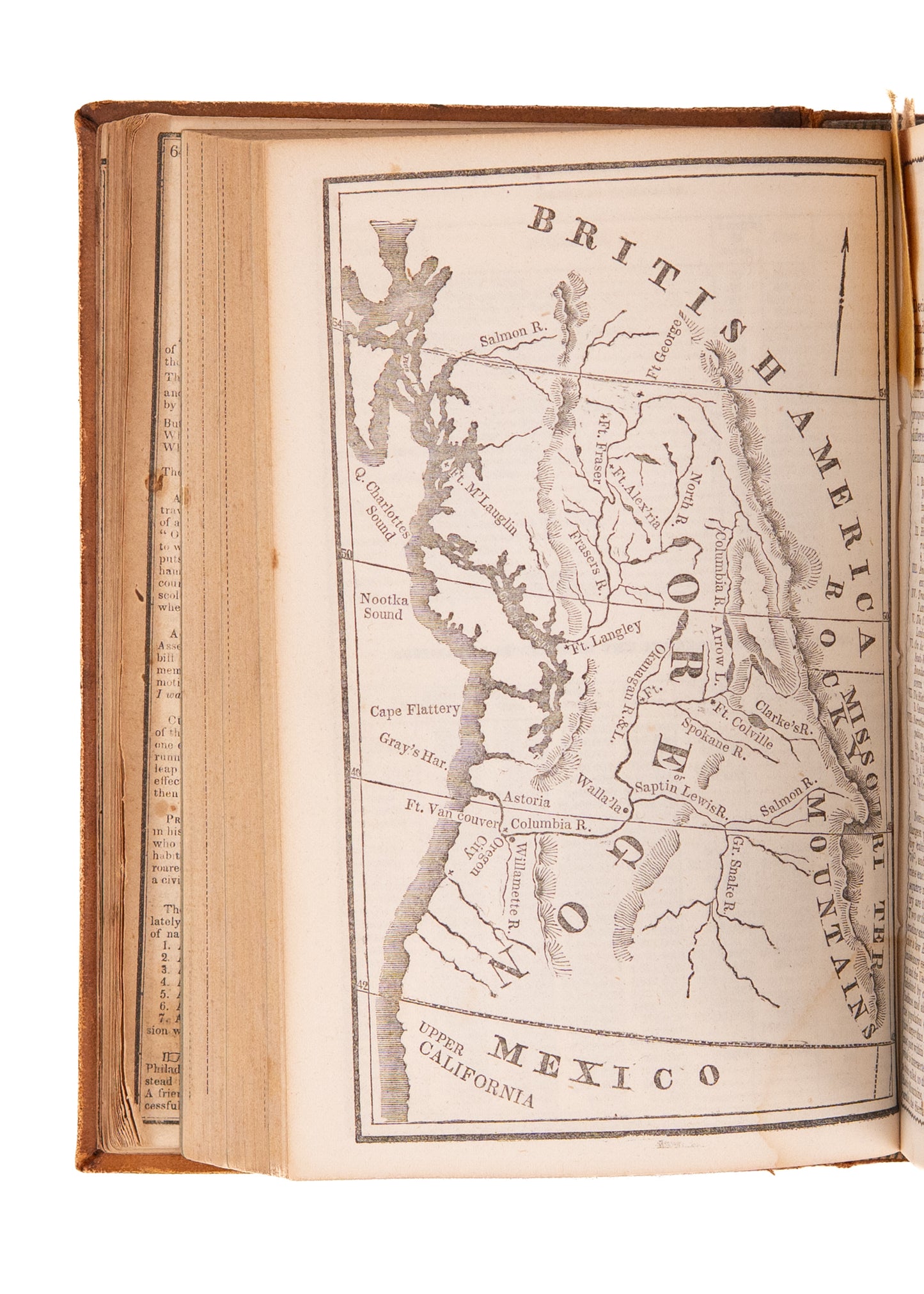 1843-1852 THE WHIG ALMANAC. Excellent Maps and Content on Oregon, Texas, Tariffs and Protectionism, &c.