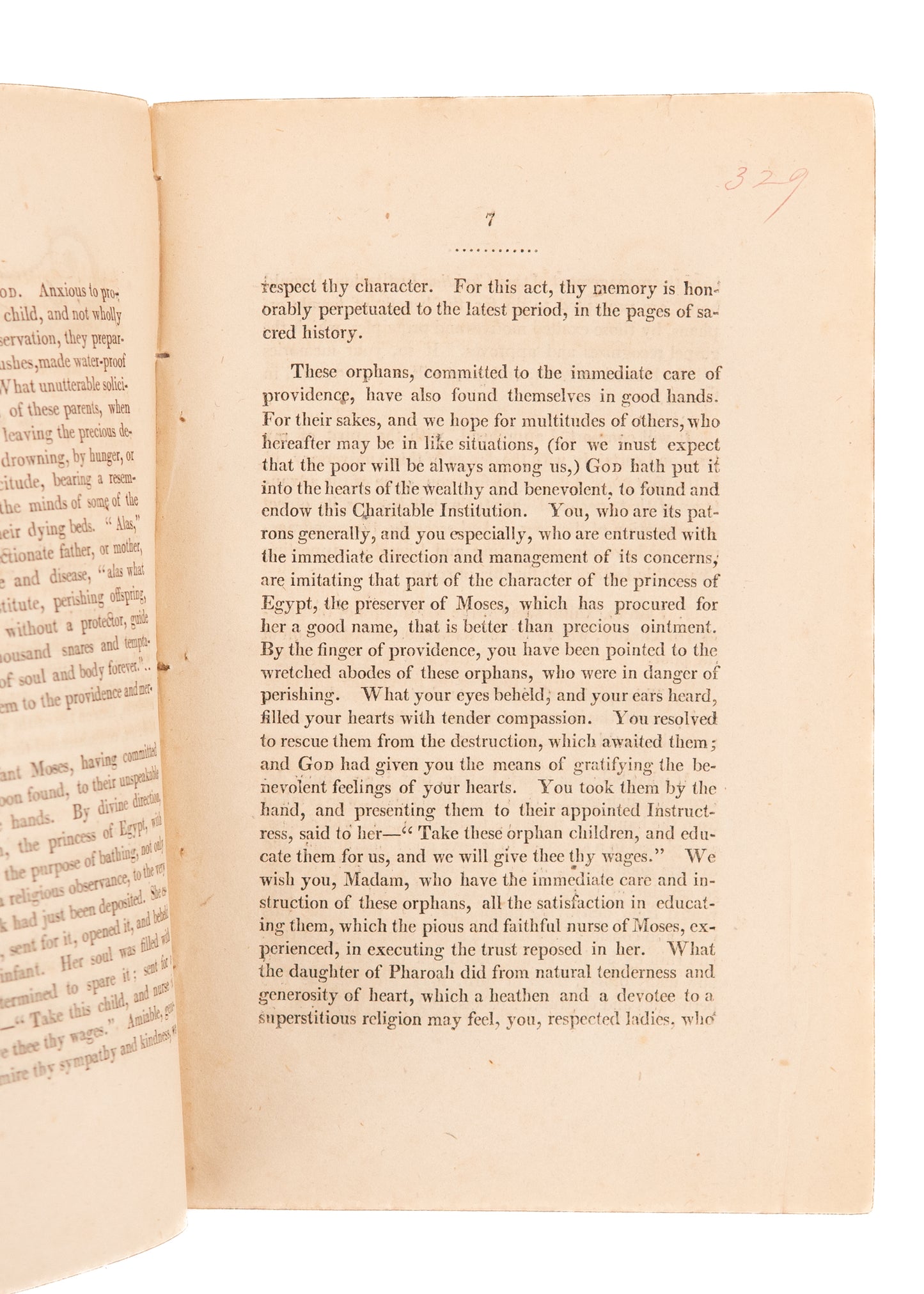 1807 JEDIDIAH MORSE. On the Care of Orphans & Education of the Poor - Boston Female Asylum.