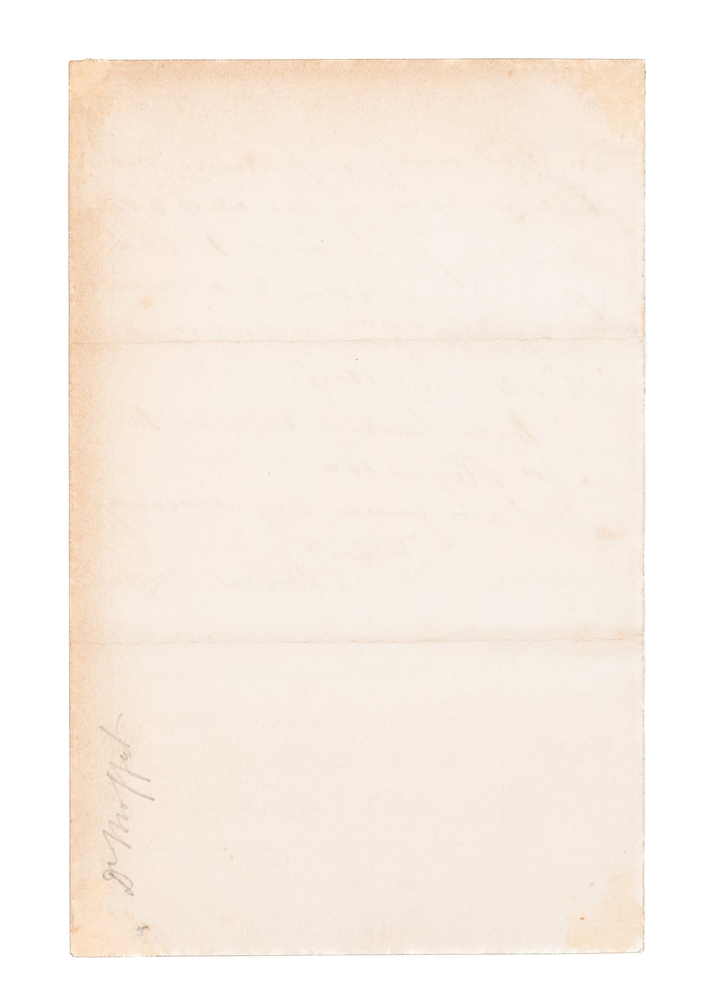 1871 ROBERT MOFFAT. 3pp Autograph Letter on Solemn Responsibility of the Ministry.