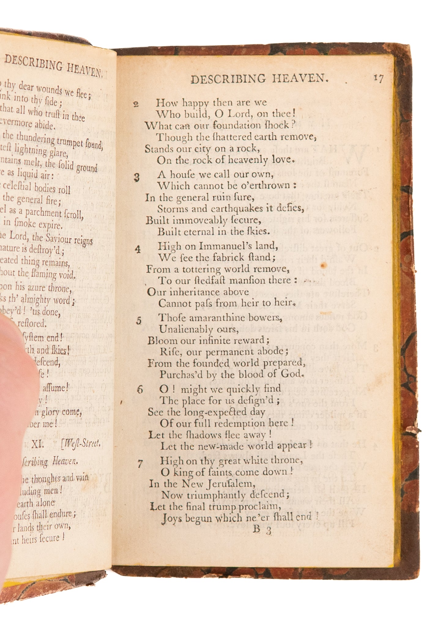 1785 JOHN WESLEY. True First Edition of Wesley's Pocket Hymn Book after Pirated Editions.