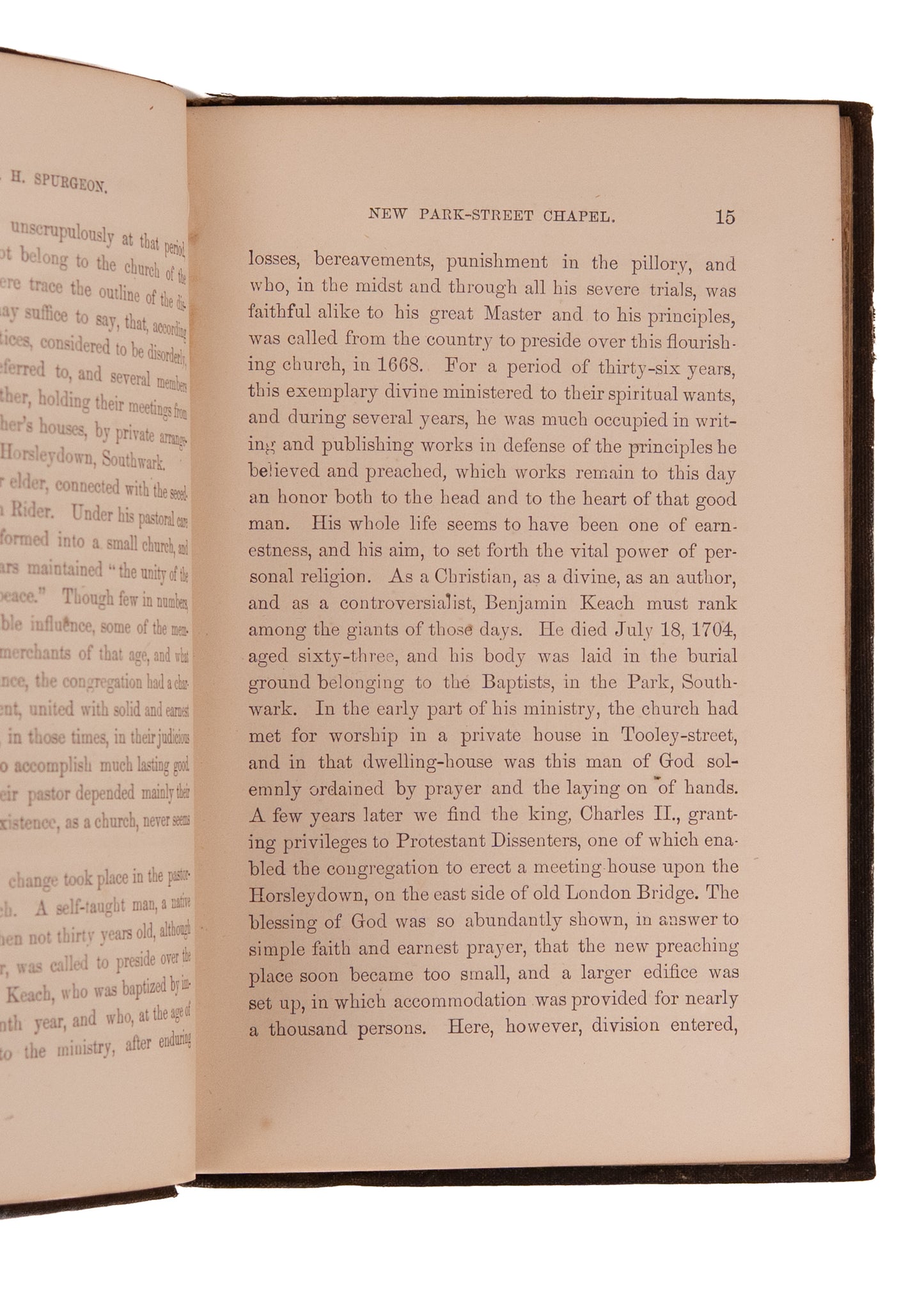 1859 C. H. SPURGEON. First Full Length Biography of C. H. Spurgeon Published in America.