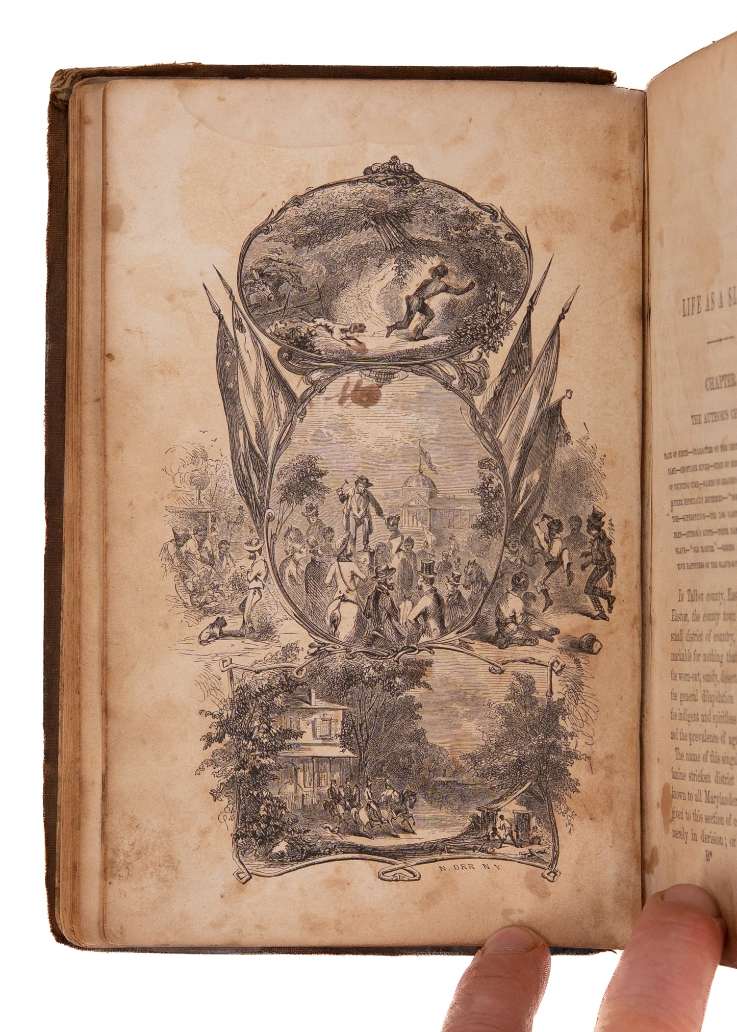 1855 FREDERICK DOUGLASS. My Bondage and My Freedom. First Edition. Slavery and Abolition.