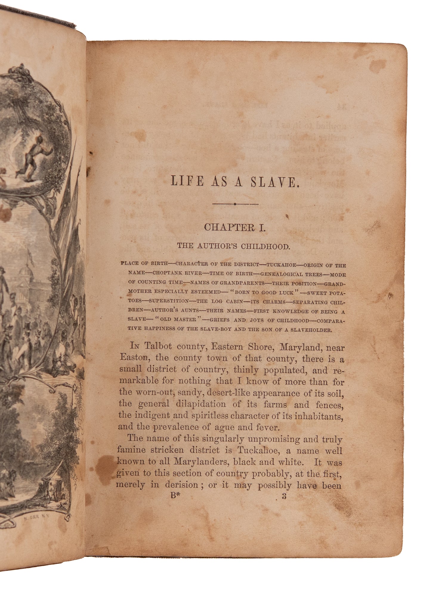 1855 FREDERICK DOUGLASS. My Bondage and My Freedom. First Edition. Slavery and Abolition.