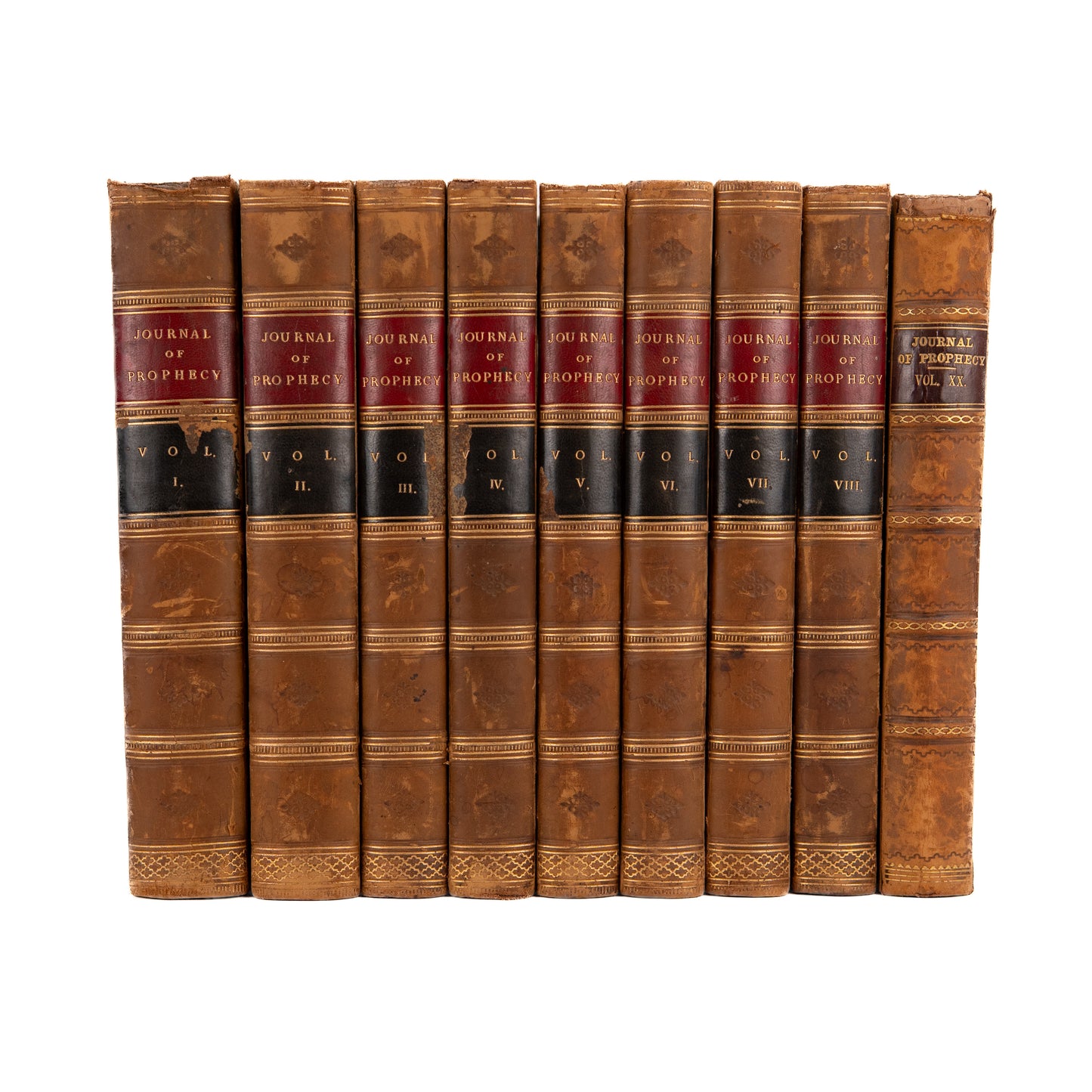 1849-1868 HORATIUS BONAR. Exceptional Run of The Quarterly Journal of Prophecy - Premillennialism.